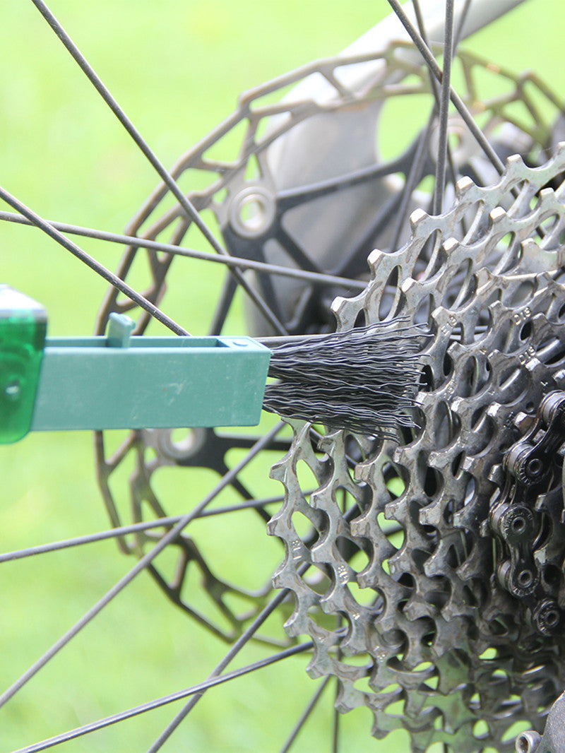 NEW ME IM Bicycle Chain Cleaner Scrubber Brush Cycling Cleaning Kit