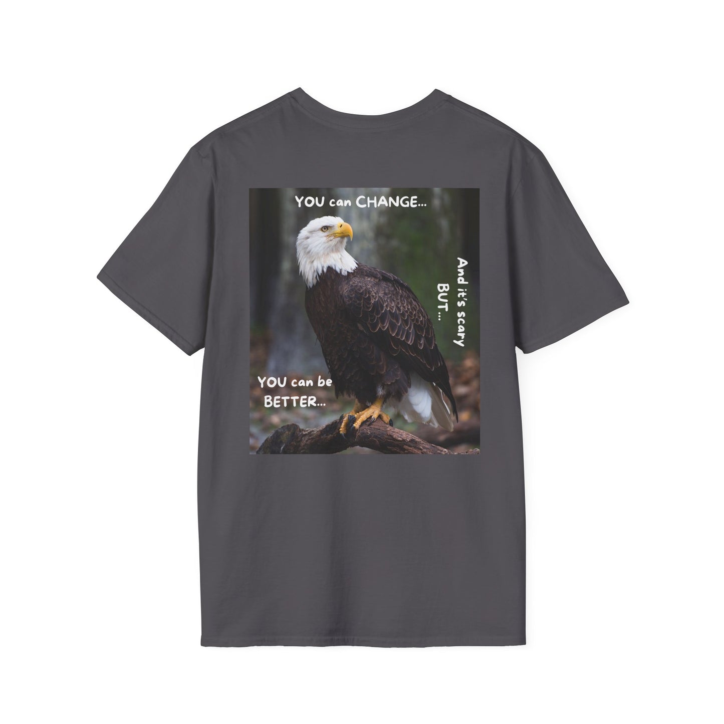 YOU CAN CHANGE/BE BETTER Motivational Eagle T-Shirt | Inspirational Gift for Nature Lovers, Positive Quote Tee, Unisex Softstyle Shirt, Eagle Graphic Tee, [...]