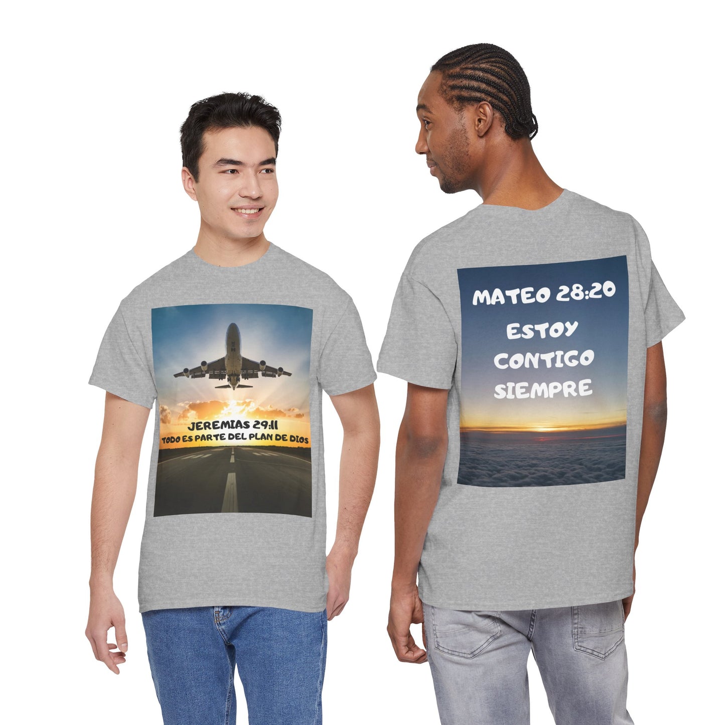 JEREMIAS 29:11 / MATEO 28:20 Religious Tee