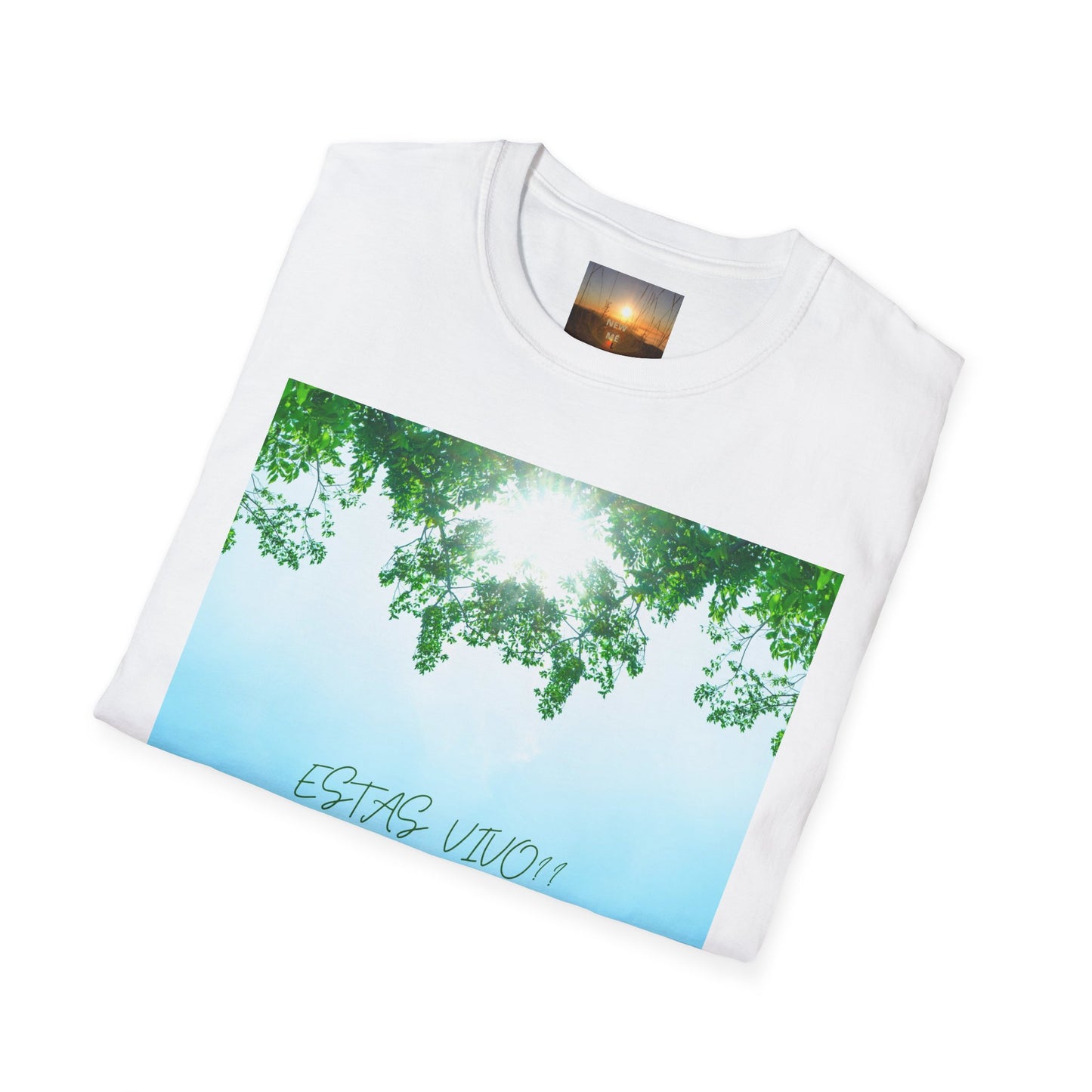 ESTAS VIVO? Serene Nature T-Shirt, Yoga Wear, Mindfulness Tee, Inspirational Shirt, Relaxation Gift, Unisex Summer Top