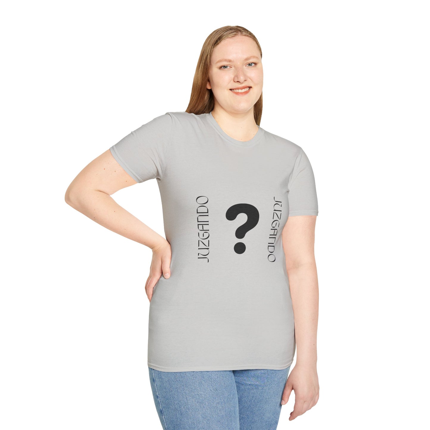 JUZGANDO Humorous Unisex Softstyle T-Shirt - Questioning Yourself Shirt, Funny Graphic Tee, Casual Wear, Gift for Friends & Family, [...]