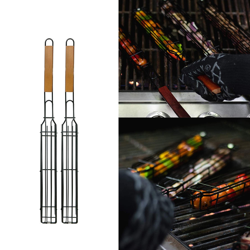 NEW ME IM BBQ Grill Mesh Stainless Steel Tools Kitchen Accessories