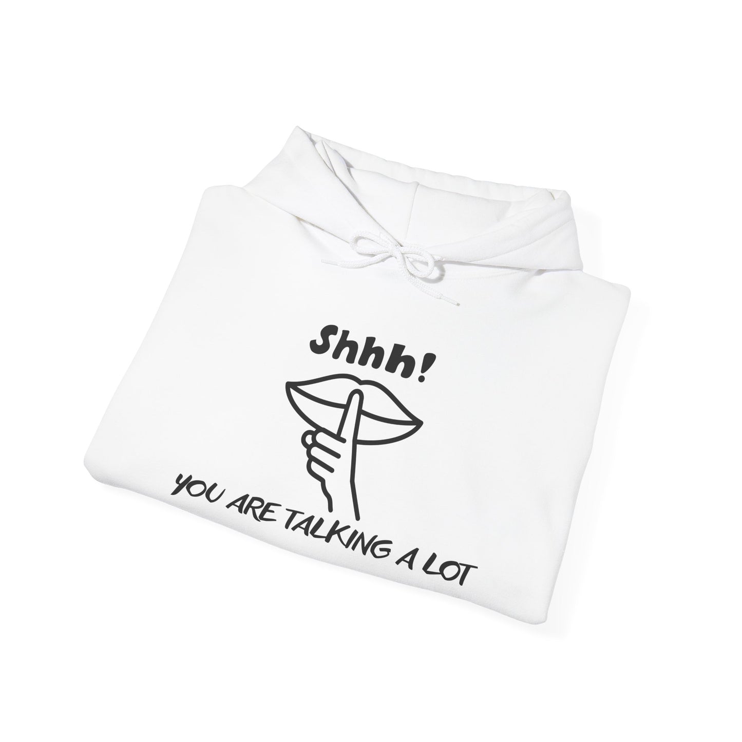 Shhh! Funny Unisex Hooded Sweatshirt, Cozy Hoodie for Introverts, Ideal Gift for Friends and Family, Perfect for Casual Wear, [...]