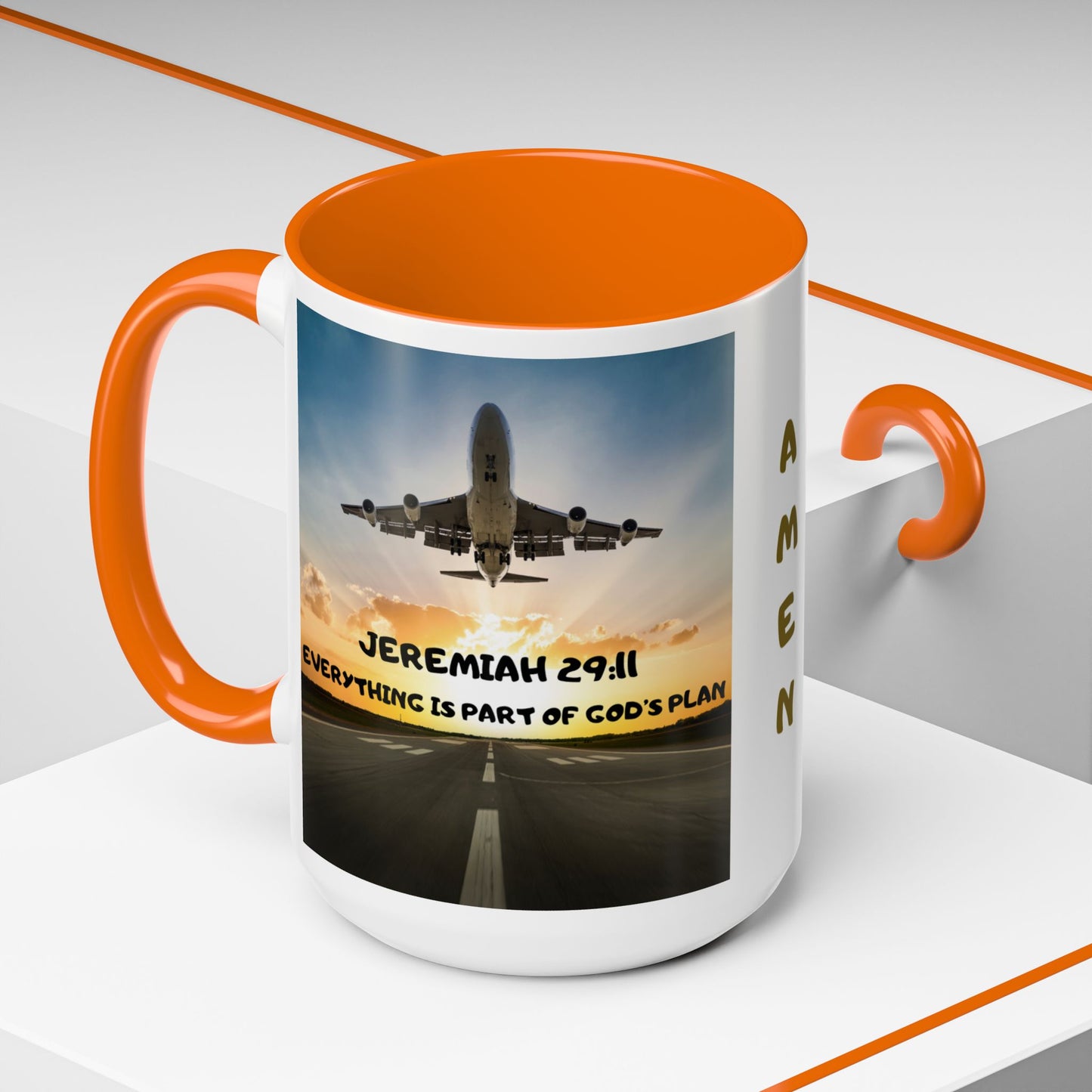 Matthew 28:20 Coffee Mug – "I’m With You Always" Inspirational Christian Accent Mug