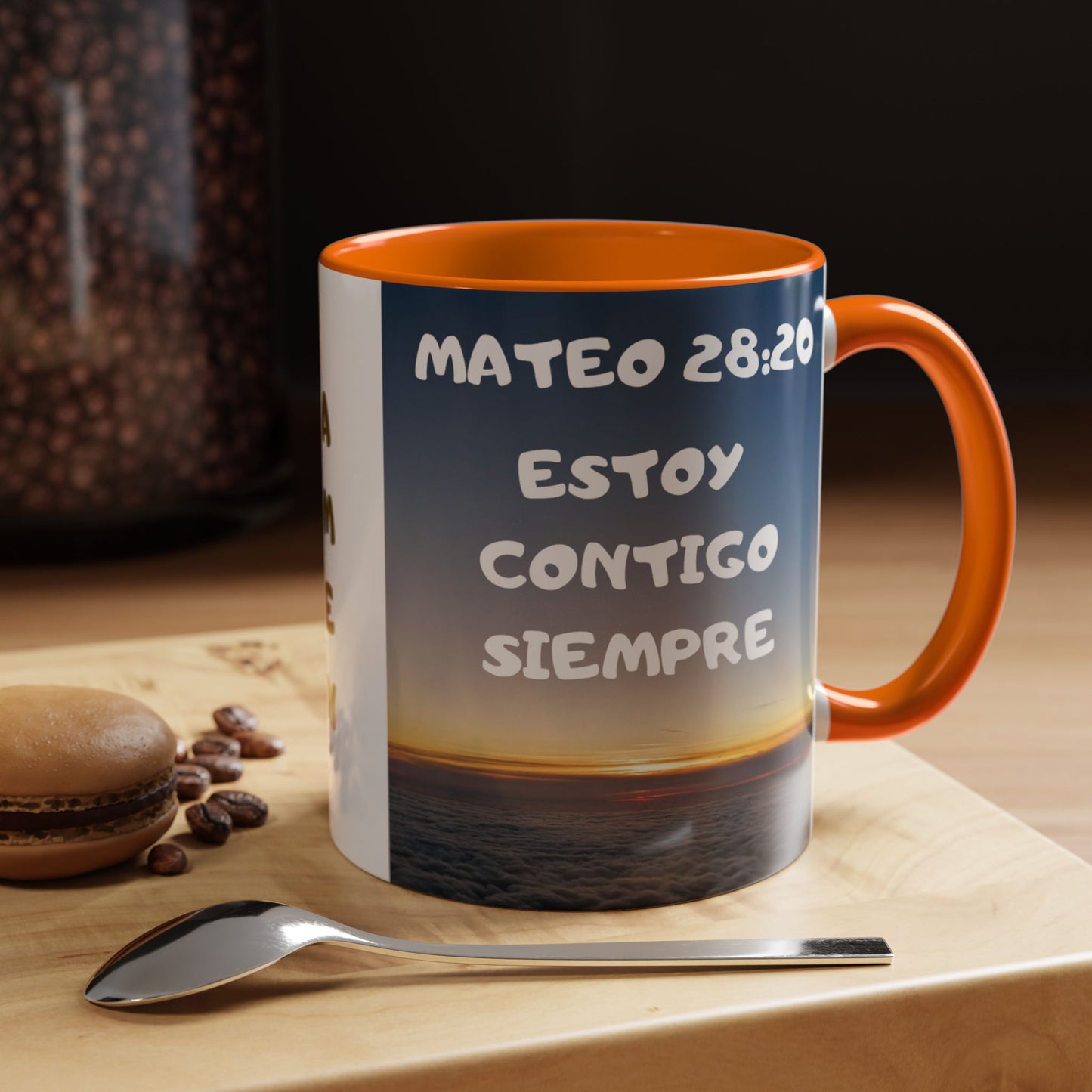 "Mateo 28:20 Estoy Contigo Siempre" Accent Mug (11/15oz)