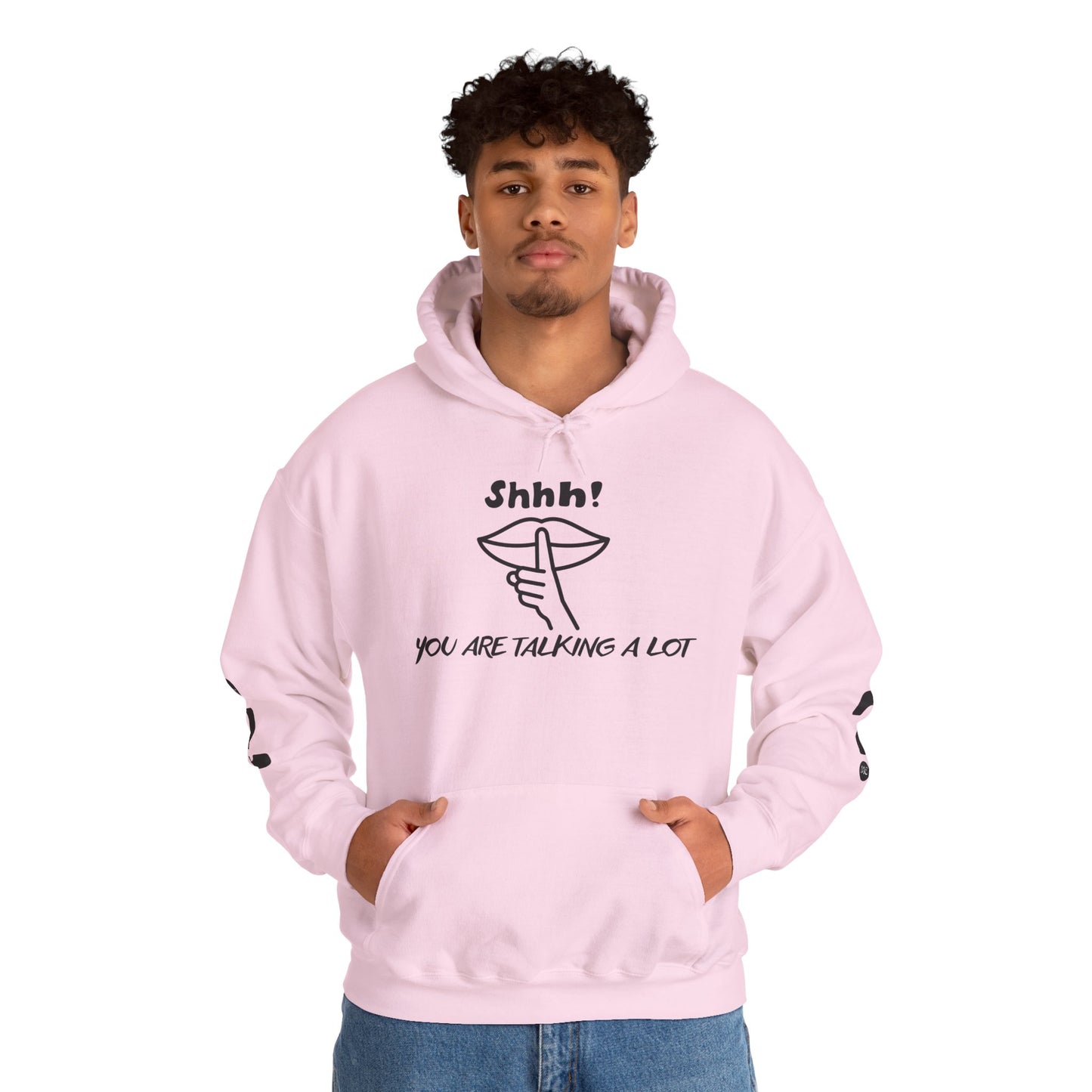 Shhh! Funny Unisex Hooded Sweatshirt, Cozy Hoodie for Introverts, Ideal Gift for Friends and Family, Perfect for Casual Wear, [...]