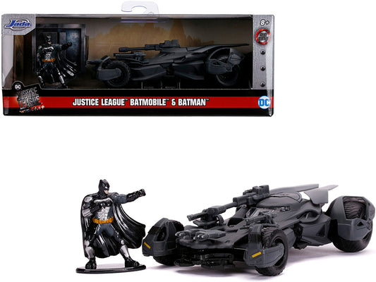 2017 Batmobile with Diecast Batman Figurine \Justice League\" (2017)