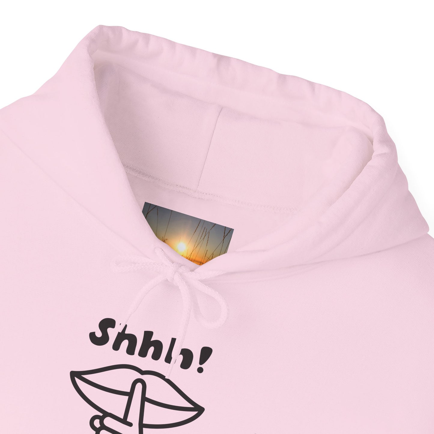 Shhh! Funny Unisex Hooded Sweatshirt, Cozy Hoodie for Introverts, Ideal Gift for Friends and Family, Perfect for Casual Wear, [...]