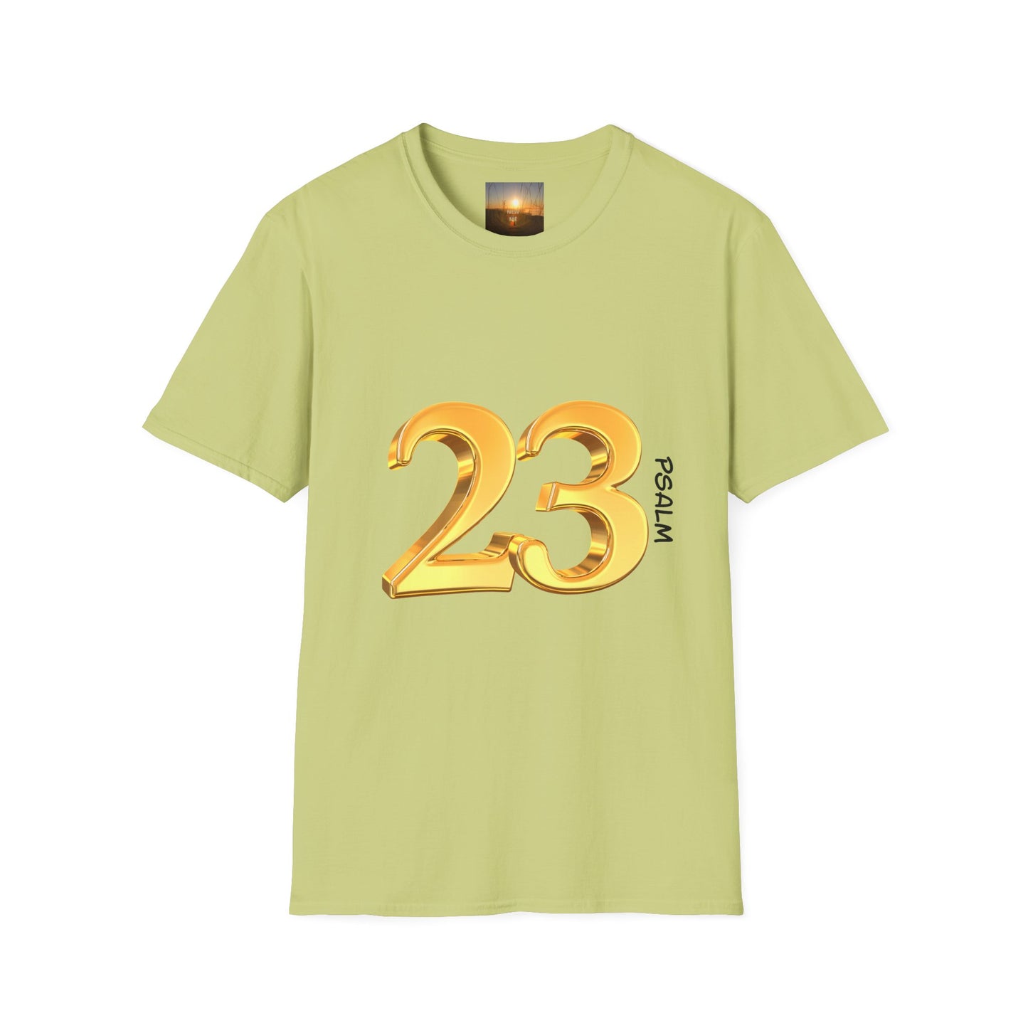 PSALM 23 Comfortable Faith-Inspired T-Shirt with Psalm 23 Design, Spiritual Tee, Christian Apparel, Inspirational Gifts, Everyday Wear