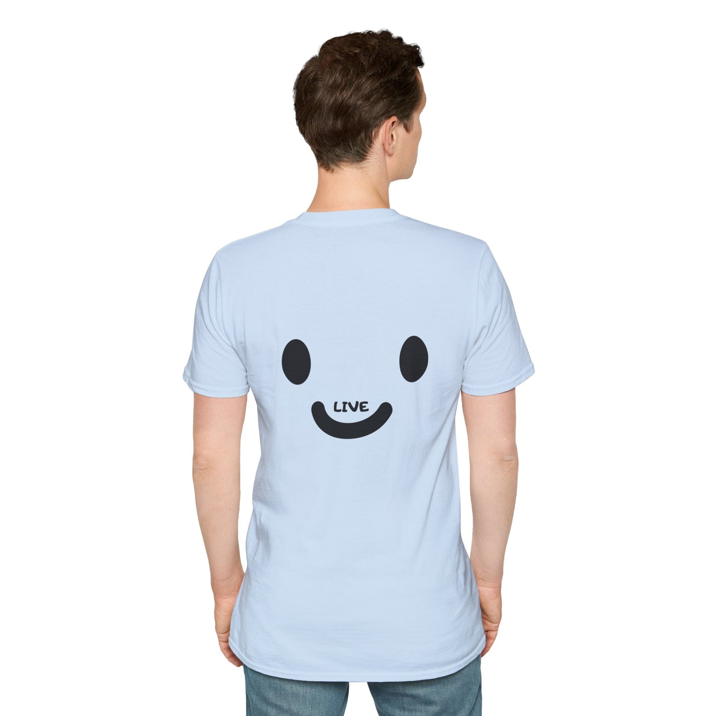 Live Smiley T-Shirt — 'Are You Still Alive?' Sunburst Positive Tee