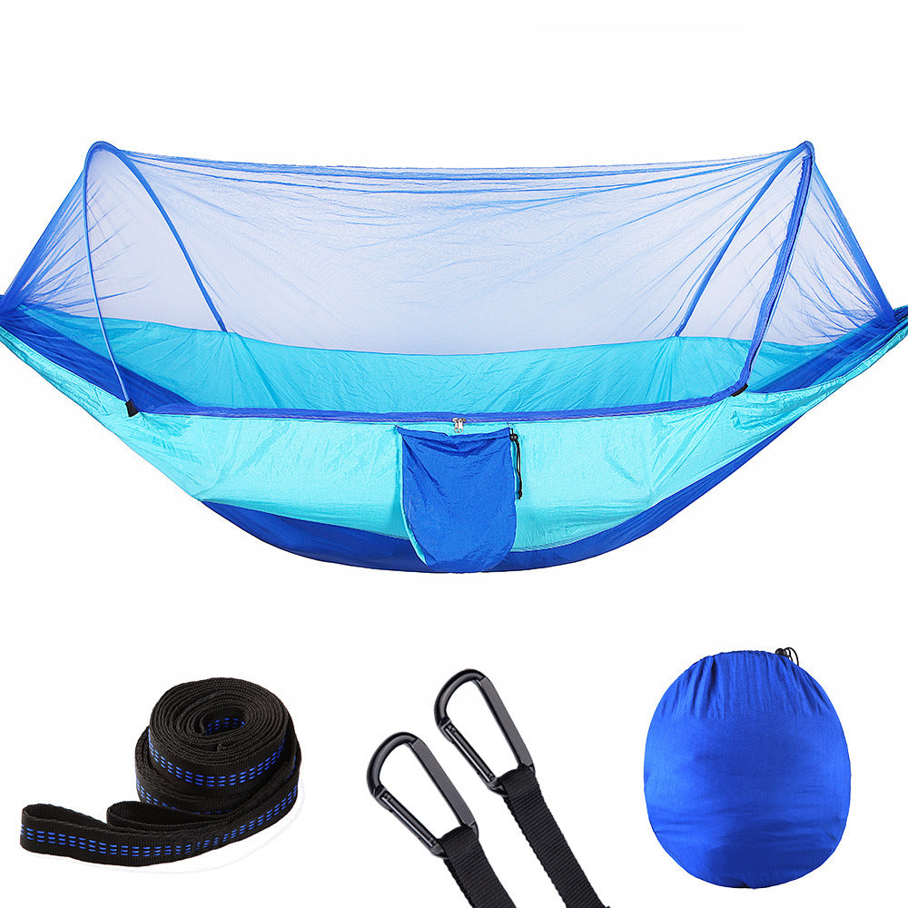 NEW ME IM Fully Automatic Quick Opening Hammock with Mosquito Net