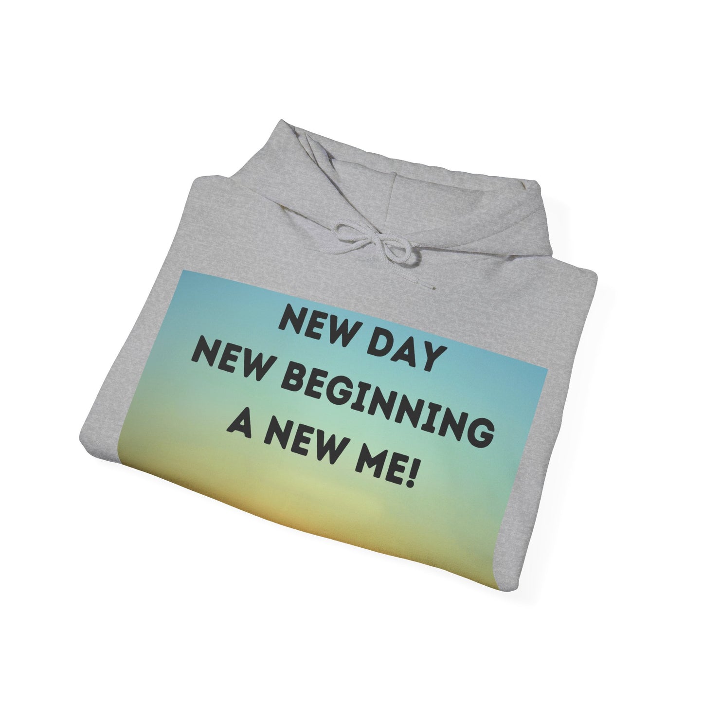 NEW DAY NEW BEGINNING A NEW ME Unisex Heavy Blend™ Hooded Sweatshirt