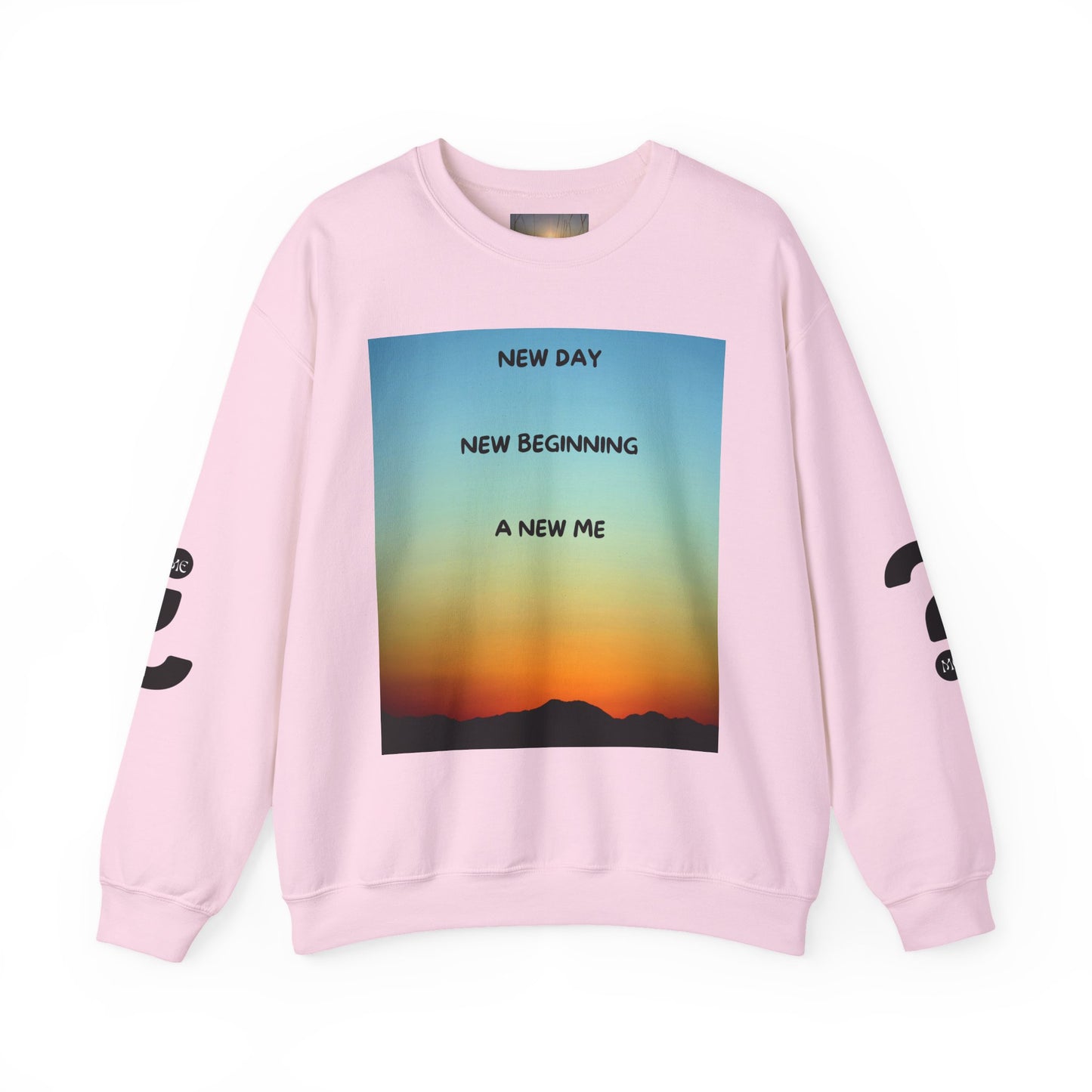 NEW DAY NEW BEGINNING A NEW ME Crewneck Sweatshirt - New Day, New Beginning, A New Me, Motivational Apparel, Cozy Gift for Her, Affirmation Sweater, [...]