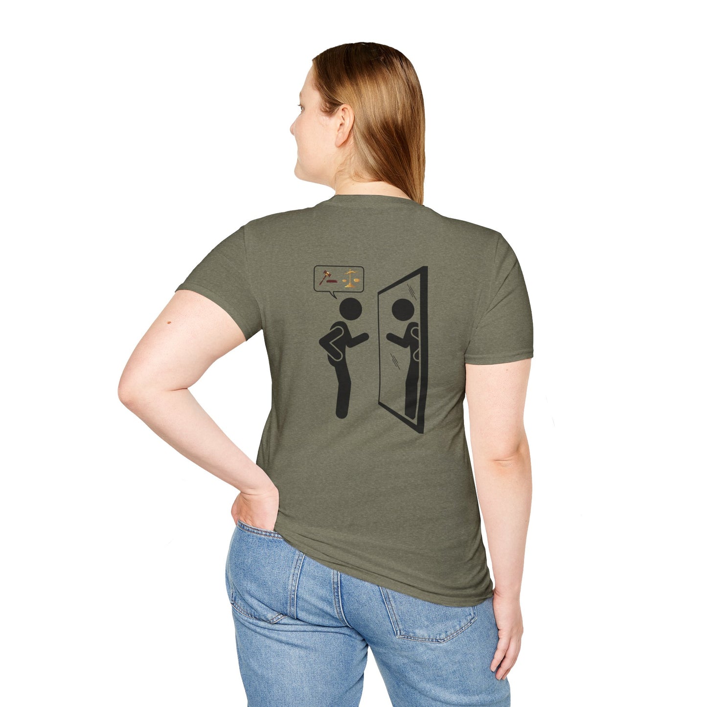JUZGANDO Humorous Unisex Softstyle T-Shirt - Questioning Yourself Shirt, Funny Graphic Tee, Casual Wear, Gift for Friends & Family, [...]