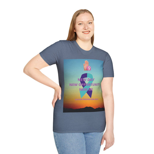 SUICIDE PREVENTION Unisex Softstyle T-Shirt