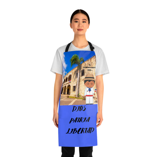 DIOS PATRIA LIBERTAD EL DOMINICANITO ESE Apron (AOP)