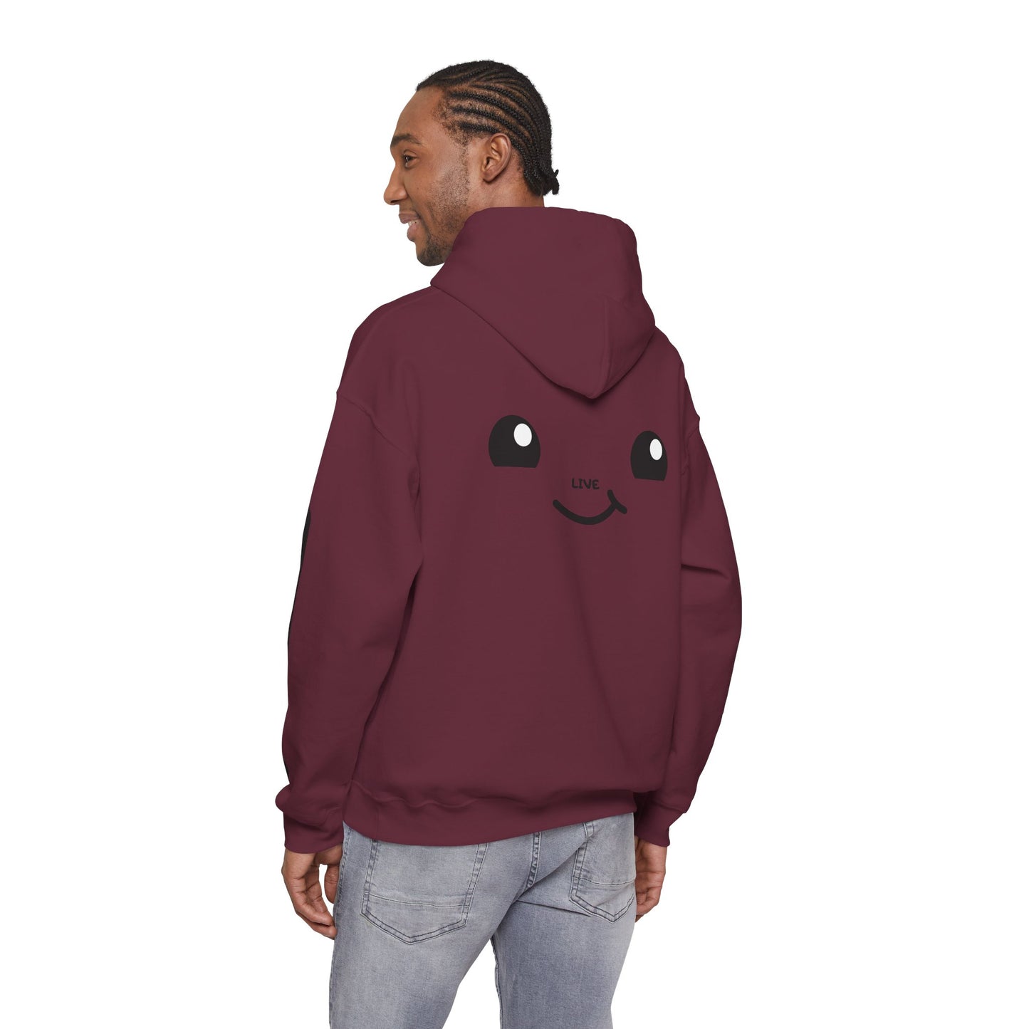Smile Face Hoodie — "Are You Still Alive?" Sunrise Graphic Hooded Sweatshirt