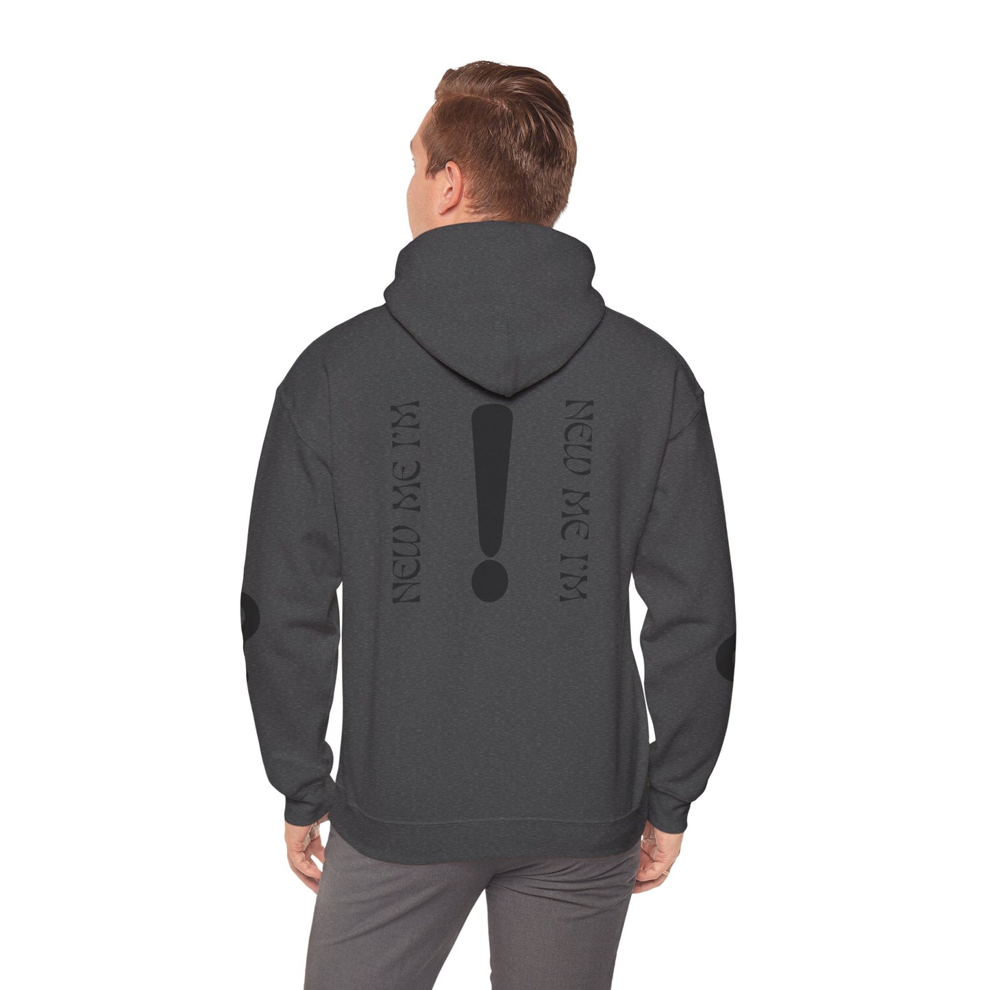 New Day, New Me Motivational Hoodie - Cozy Unisex Sweatshirt for Inspiration, Self-Care, Fitness Goals, Gift for Him, Her