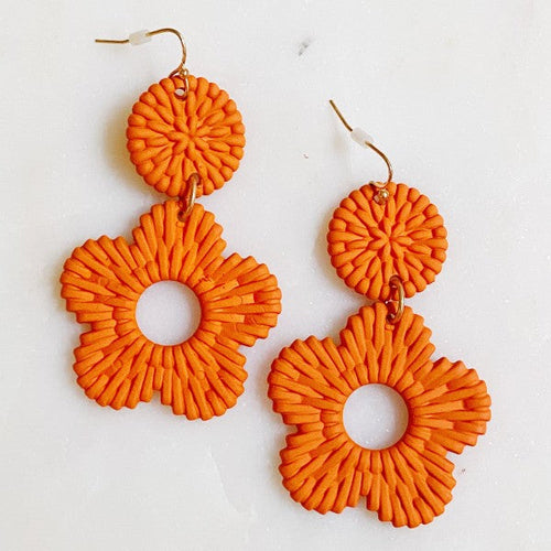 Daisy Drop Game Day Earrings