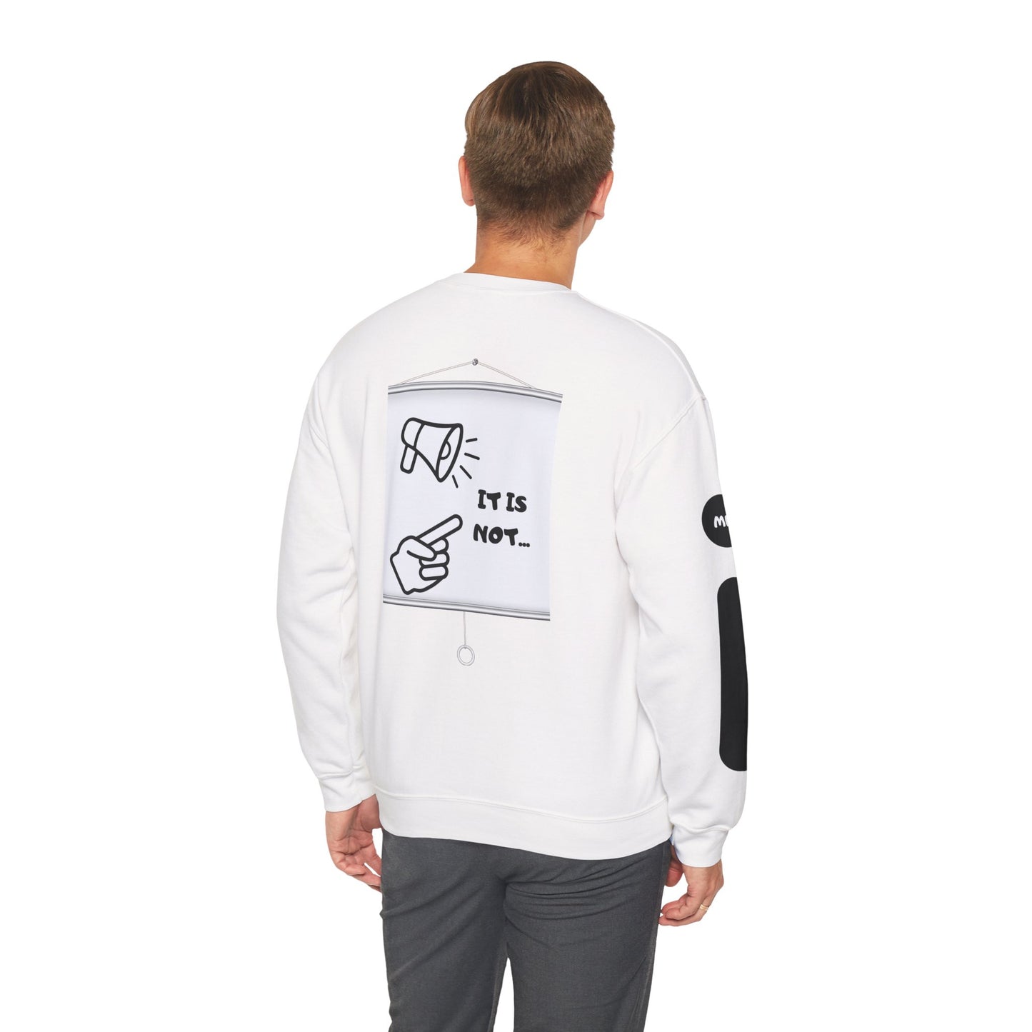 "It's Not Your Fault" Graphic Comfort Pullover