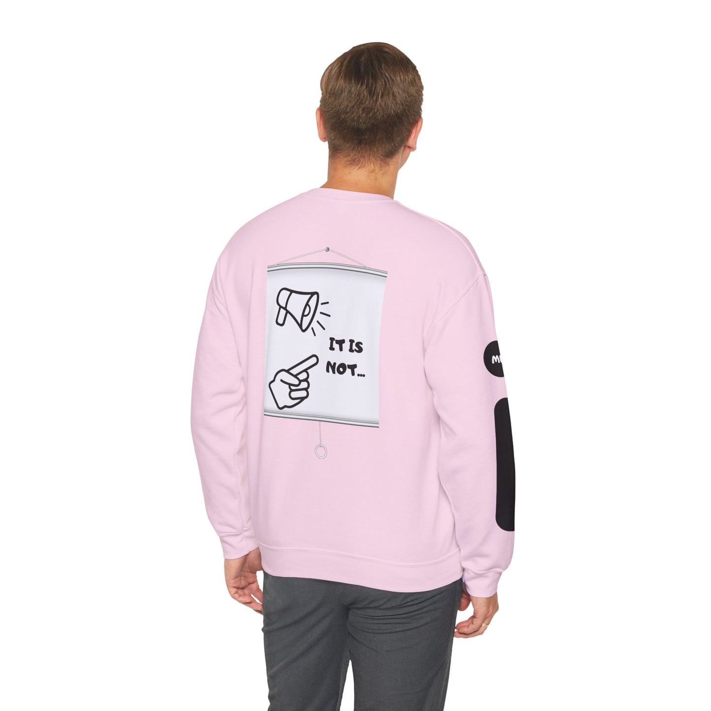 "It's Not Your Fault" Graphic Comfort Pullover