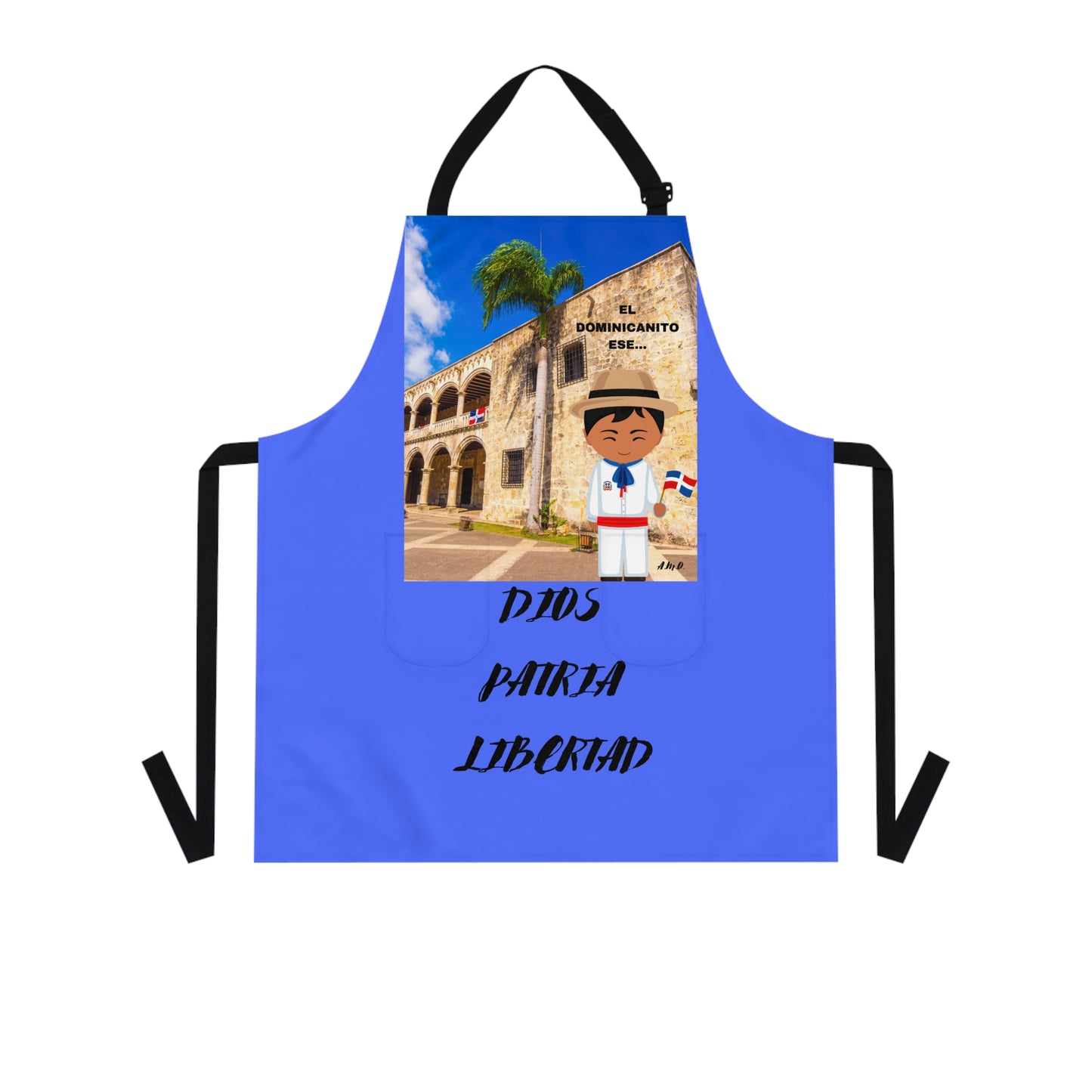 DIOS PATRIA LIBERTAD EL DOMINICANITO ESE Apron (AOP)