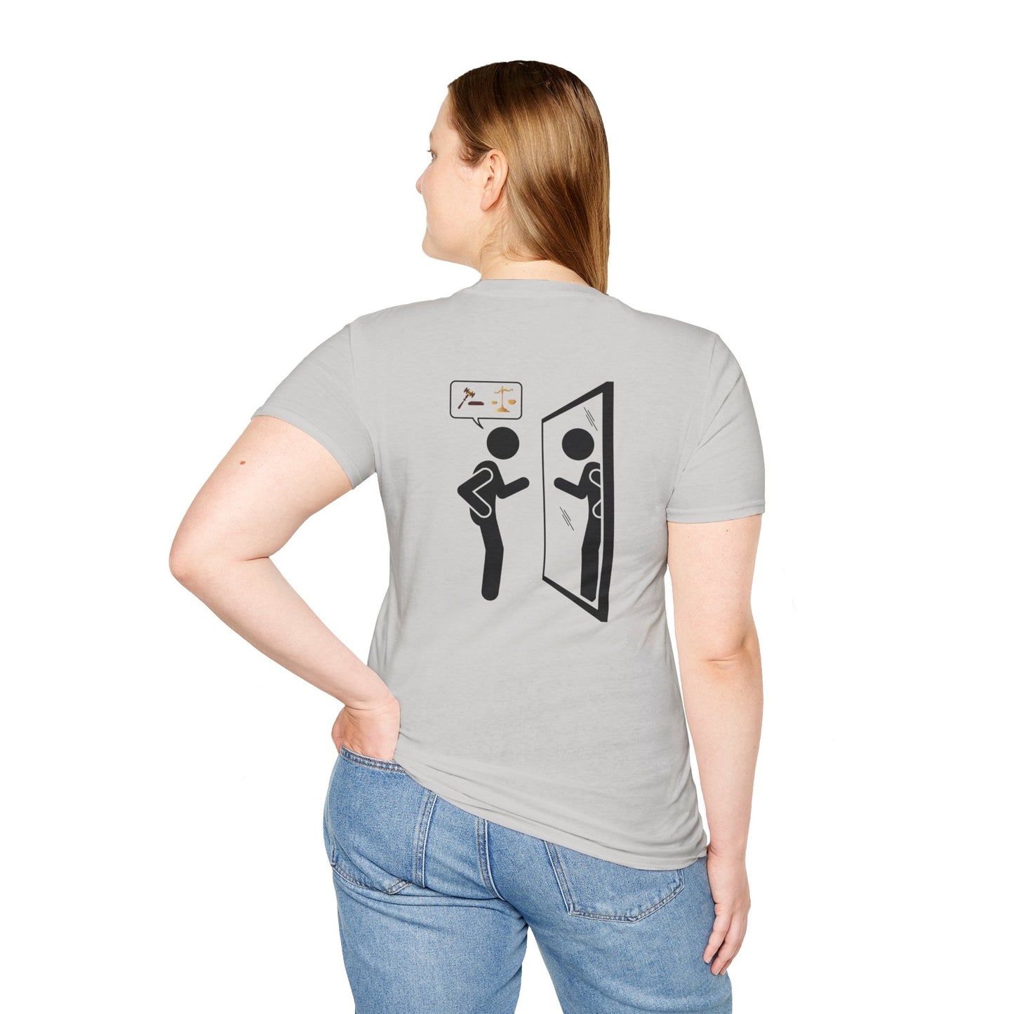 JUZGANDO Humorous Unisex Softstyle T-Shirt - Questioning Yourself Shirt, Funny Graphic Tee, Casual Wear, Gift for Friends & Family, [...]