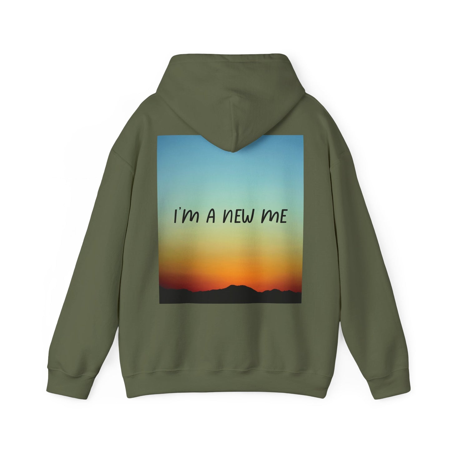 NEW DAY NEW BEGINNING A NEW ME Unisex Heavy Blend™ Hooded Sweatshirt