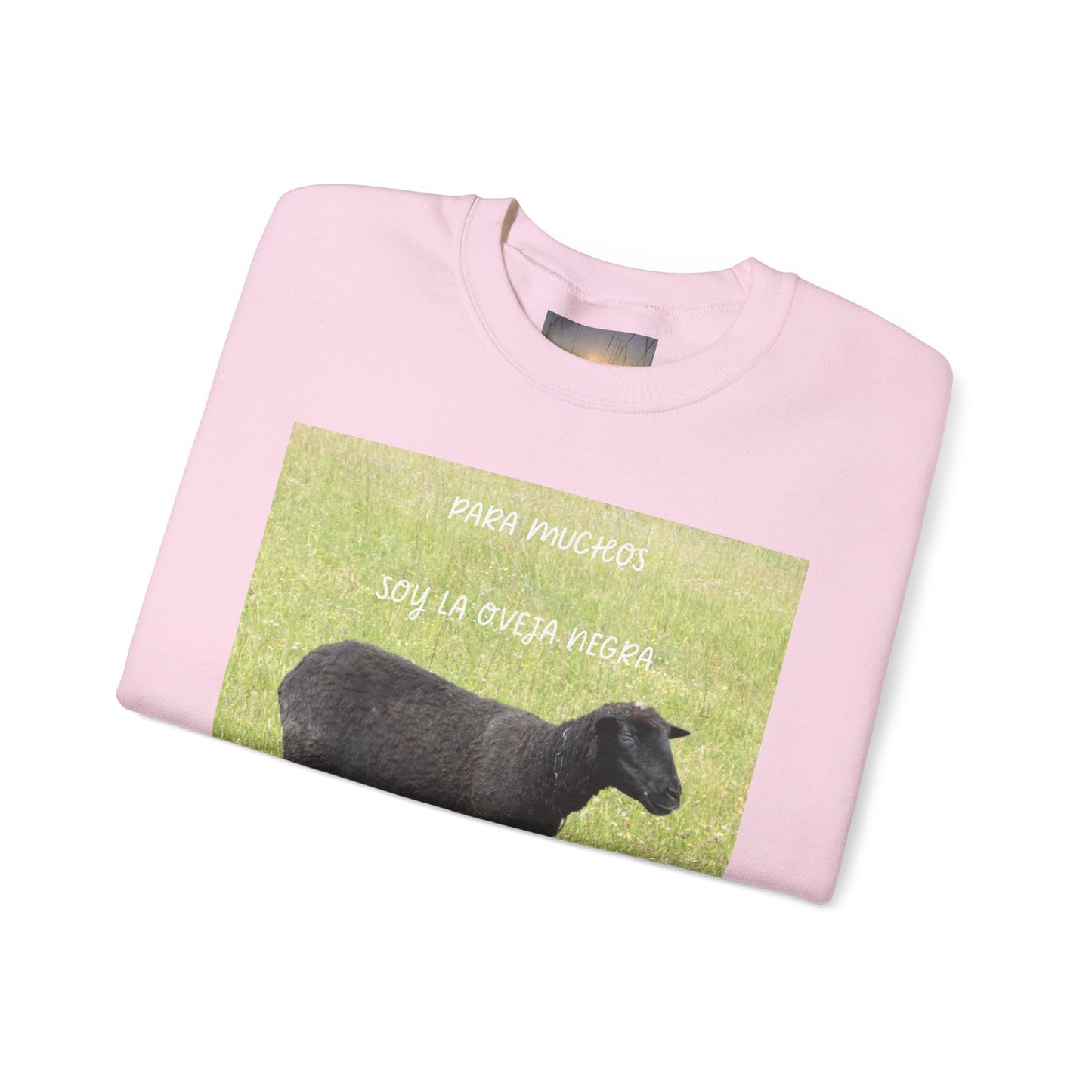 OVEJA NEGRA Crewneck Sweatshirt, Perfect Gift for Animal Lovers, Farmhouse Style, Pastoral Vibe, Ideal for Holidays