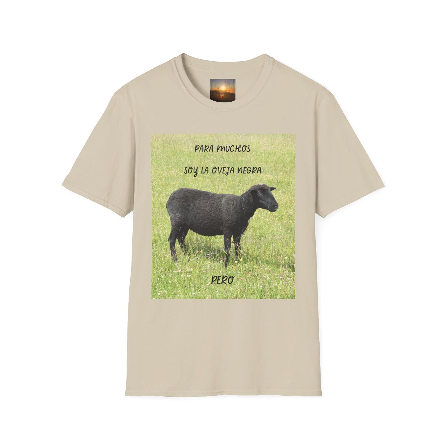 OVEJA NEGRA PERO Unisex Softstyle T-Shirt with Sheep Designs - Cute Farm Animal Tee, Funny Gift for Animal Lovers, Pastoral Vibe, Eco-Friendly Fashion, [...]