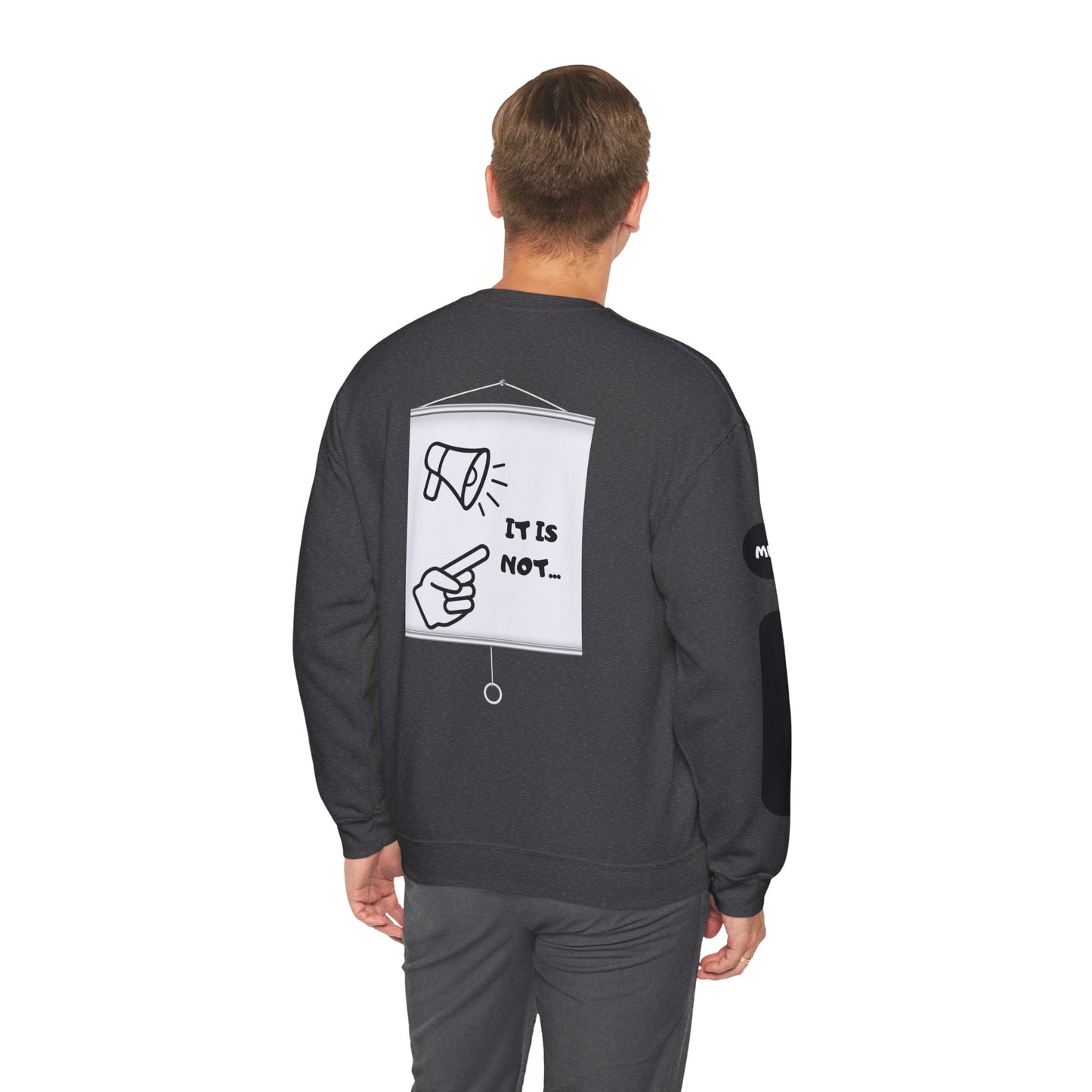 "It's Not Your Fault" Graphic Comfort Pullover