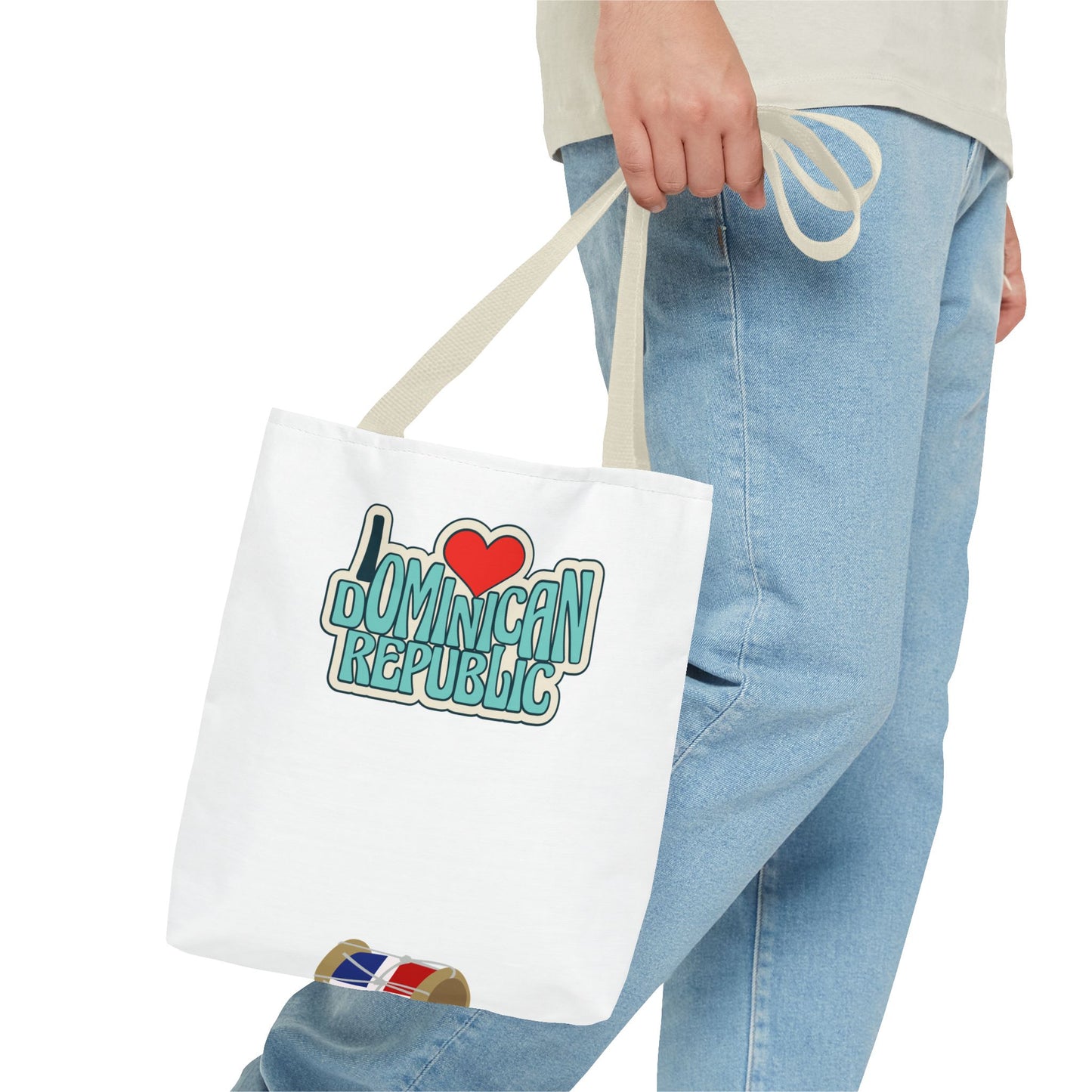 Dominican Republic Love Tote Bag, Vacation Souvenir, Beach Bag, Travel Companion, Gift for Mom, Proud Dominican