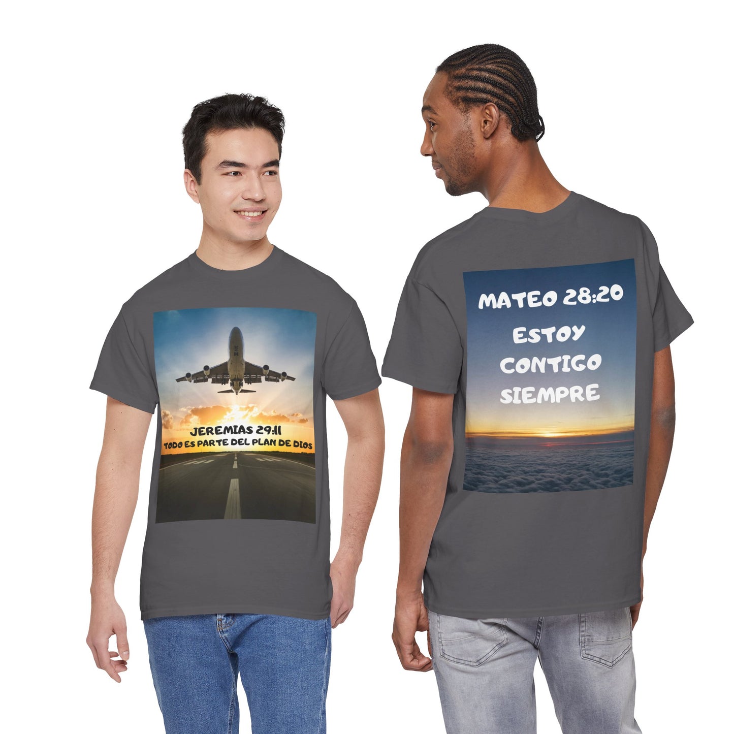 JEREMIAS 29:11 / MATEO 28:20 Religious Tee