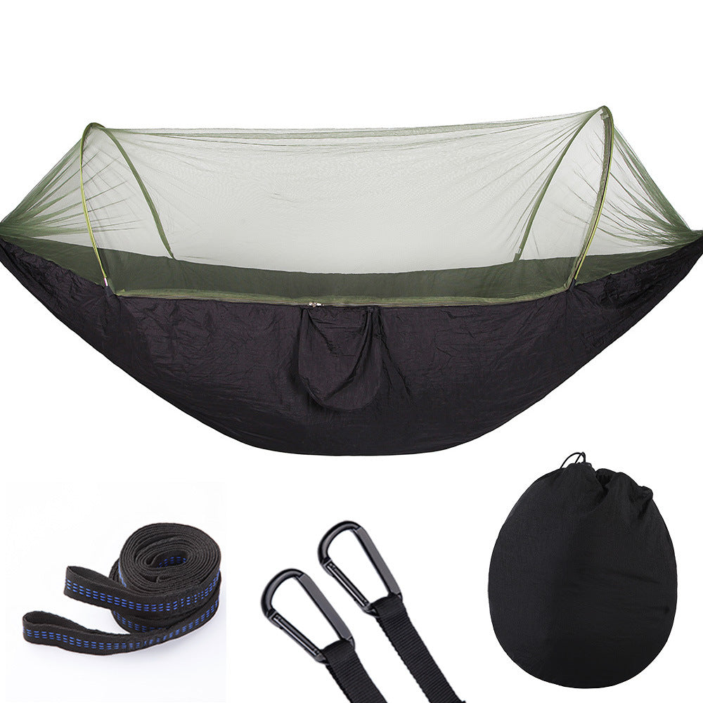 NEW ME IM Fully Automatic Quick Opening Hammock with Mosquito Net