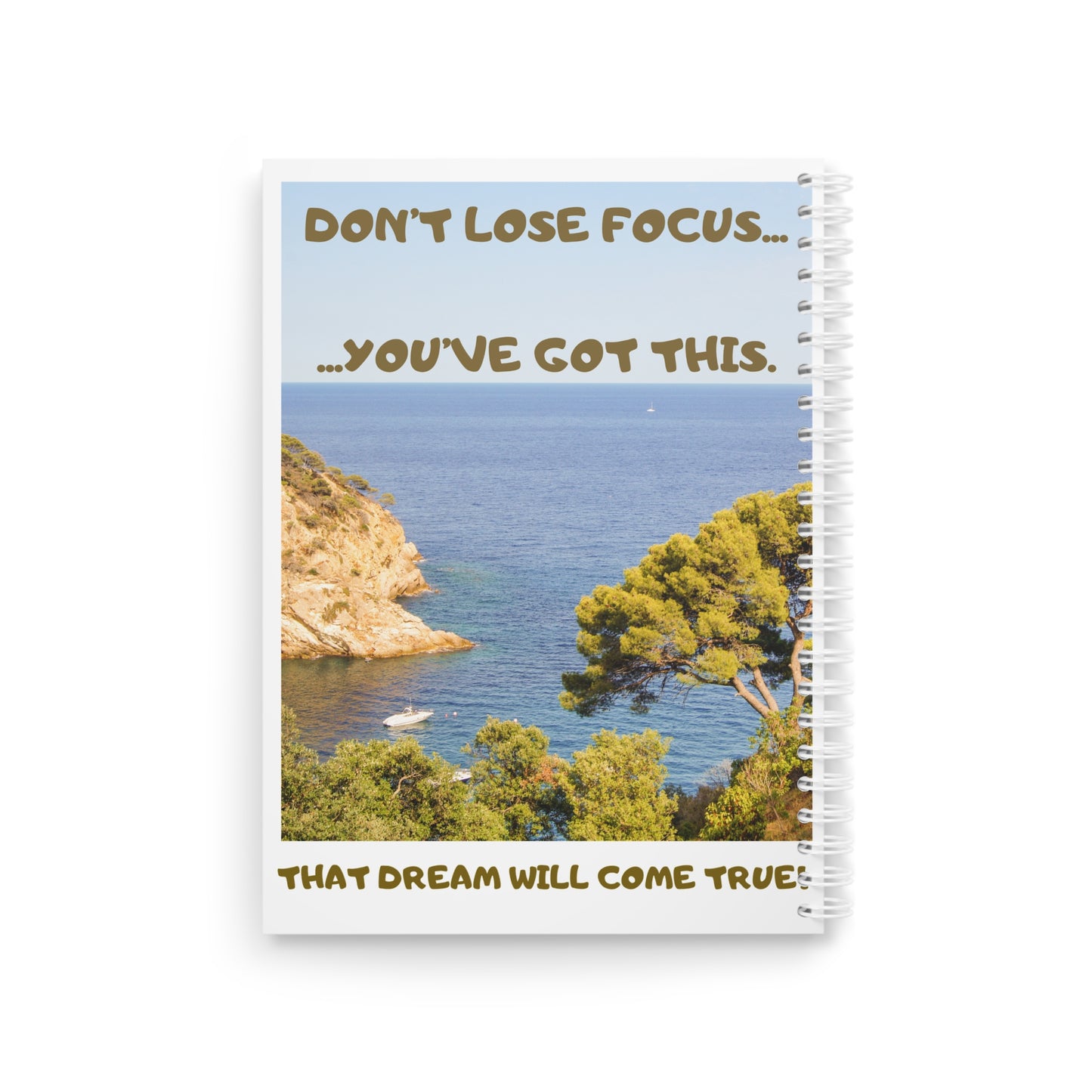 DON'T LOOSE FOCUS Spiral Notebook