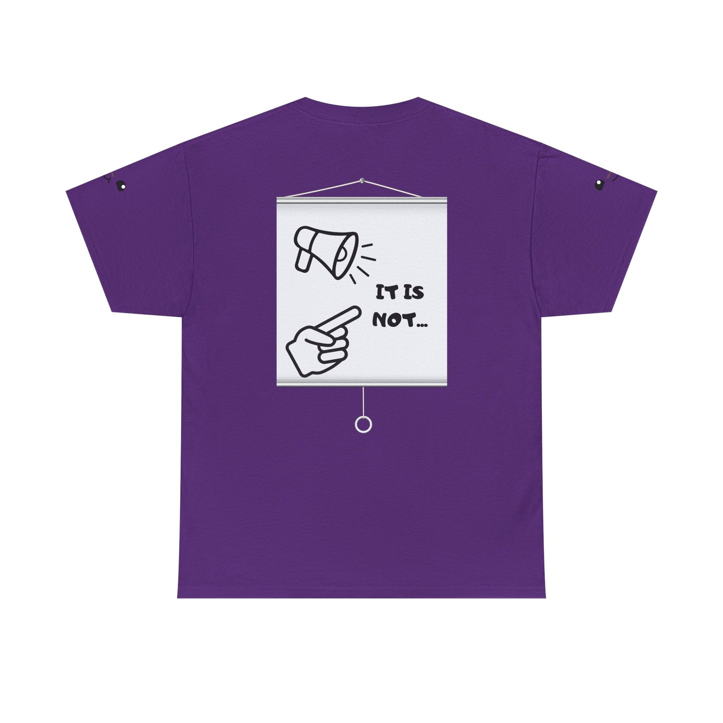 Graphic Tee — "It's Not Your Fault" Comic-Style Pointing Design