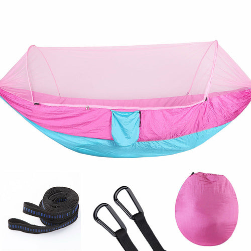NEW ME IM Fully Automatic Quick Opening Hammock with Mosquito Net