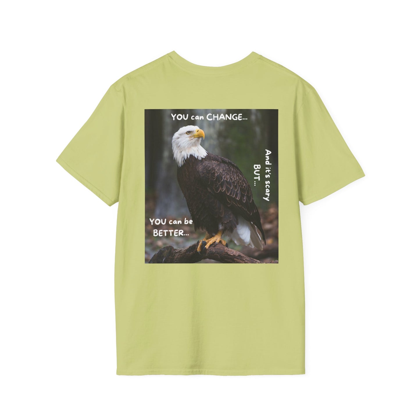 YOU CAN CHANGE/BE BETTER Motivational Eagle T-Shirt | Inspirational Gift for Nature Lovers, Positive Quote Tee, Unisex Softstyle Shirt, Eagle Graphic Tee, [...]