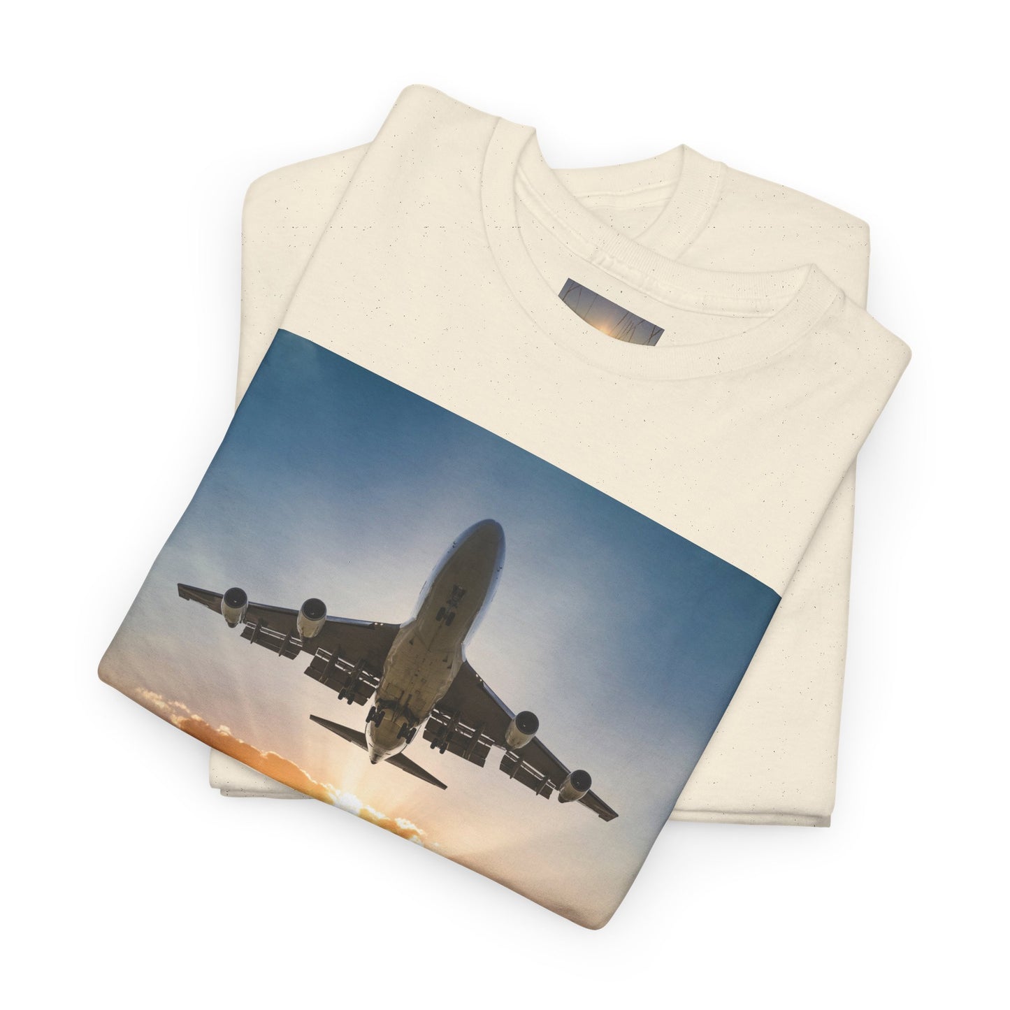 Faith Travel T‑Shirt — “Jeremiah 29:11 / Matthew 28:20” Inspirational Plane Tee