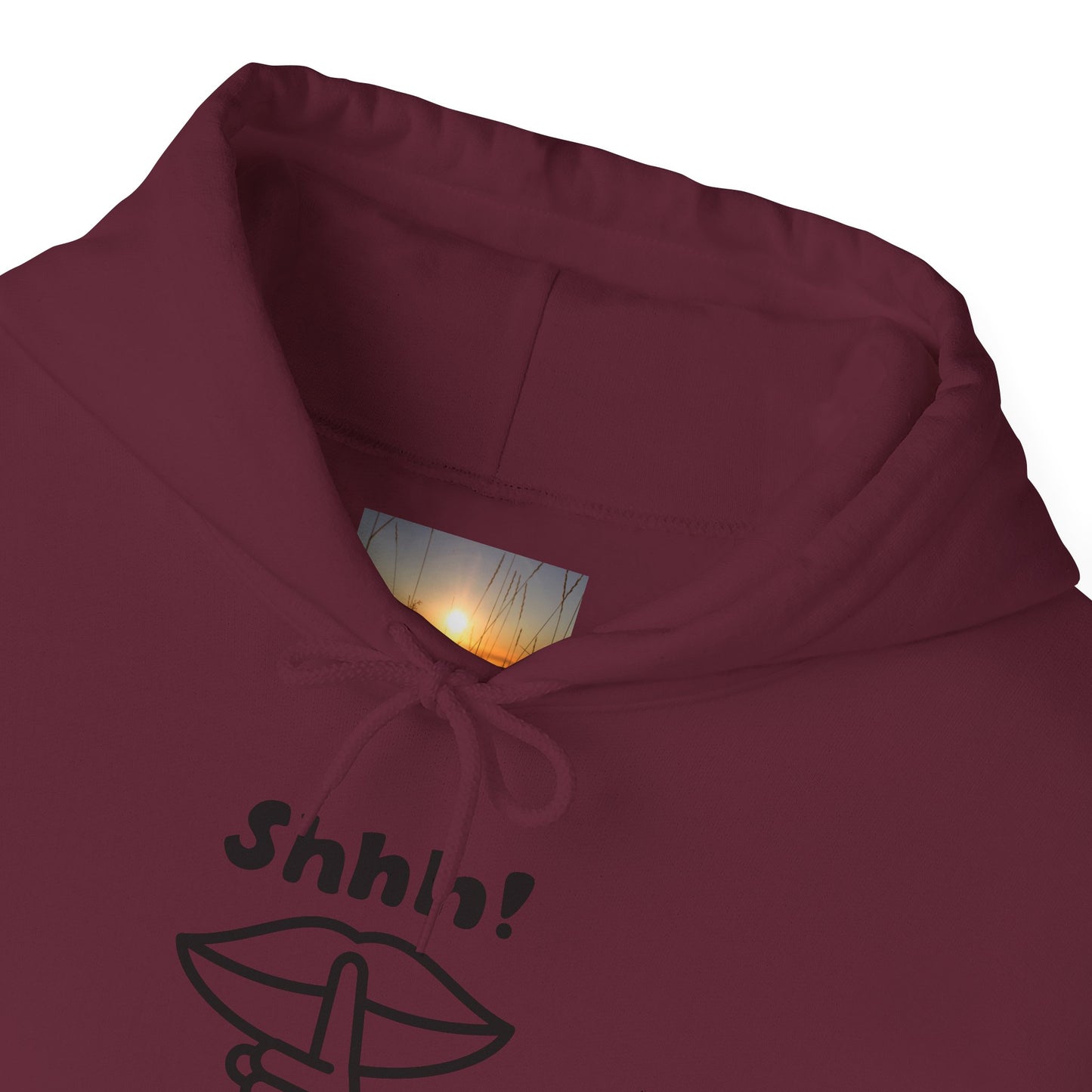 Shhh! Funny Unisex Hooded Sweatshirt, Cozy Hoodie for Introverts, Ideal Gift for Friends and Family, Perfect for Casual Wear, [...]