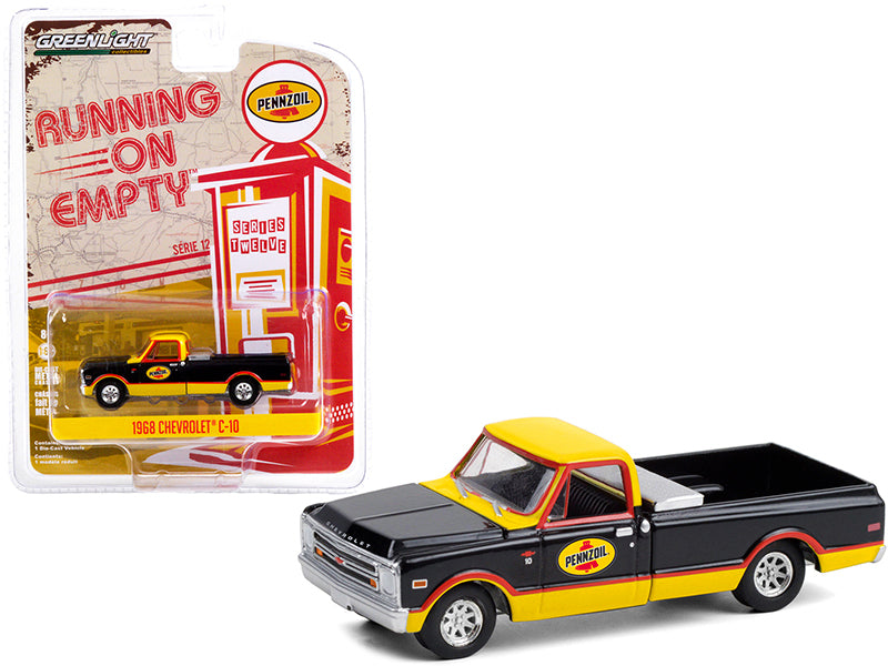 1968 Chevrolet C-10 Pickup Truck with Toolbox \Pennzoil\" Black and