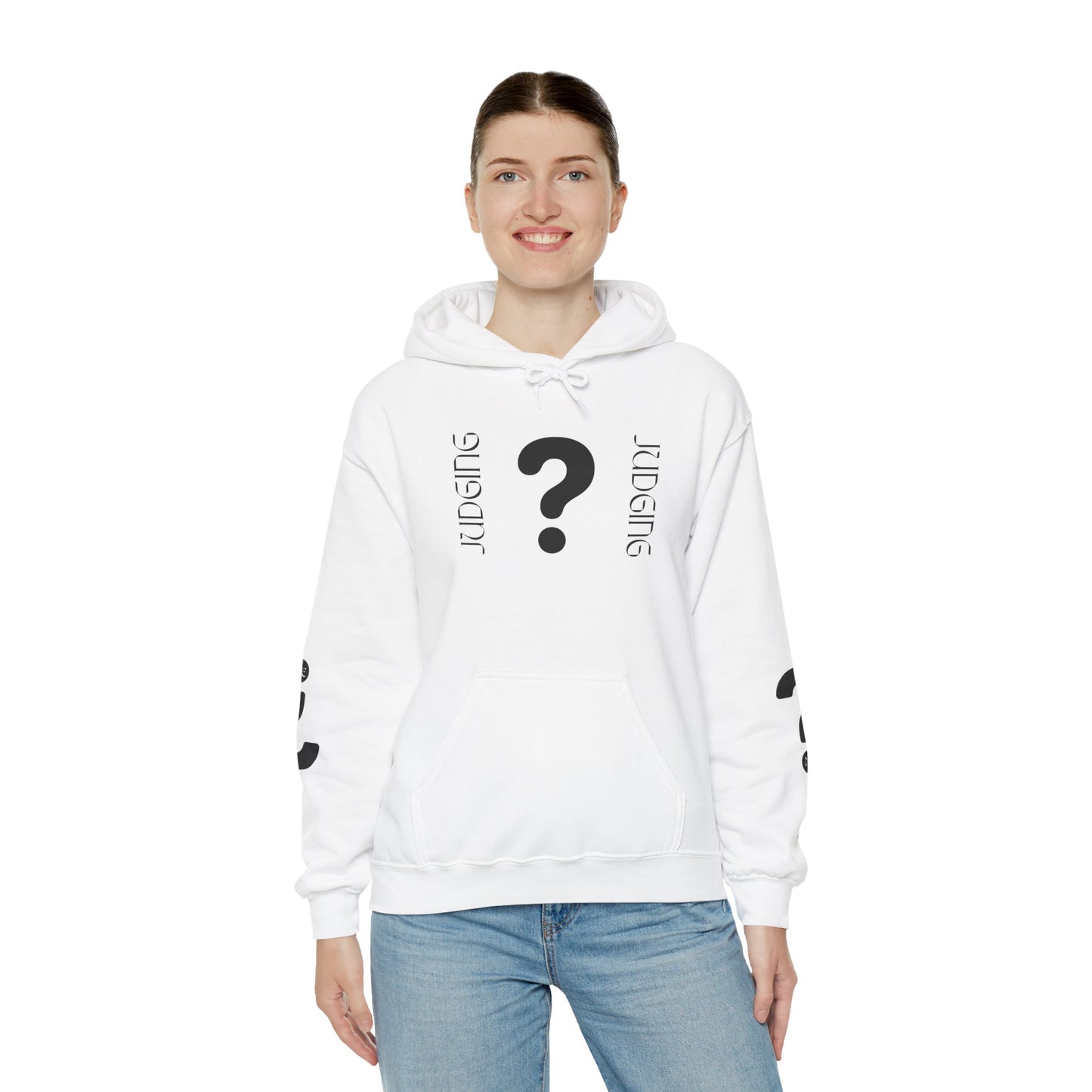 JUDGING Hooded Sweatshirt - Casual, Versatile, Perfect Gift for All Occasions, Cozy Unisex Hoodie, Unique Streetwear