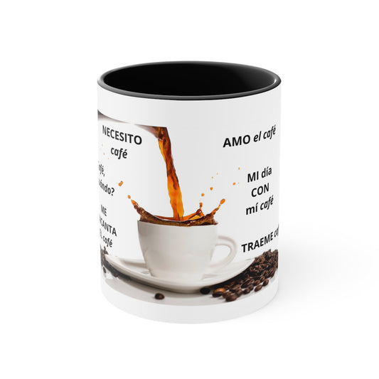 NEW ME IM AMO EL Café Accent Mugs