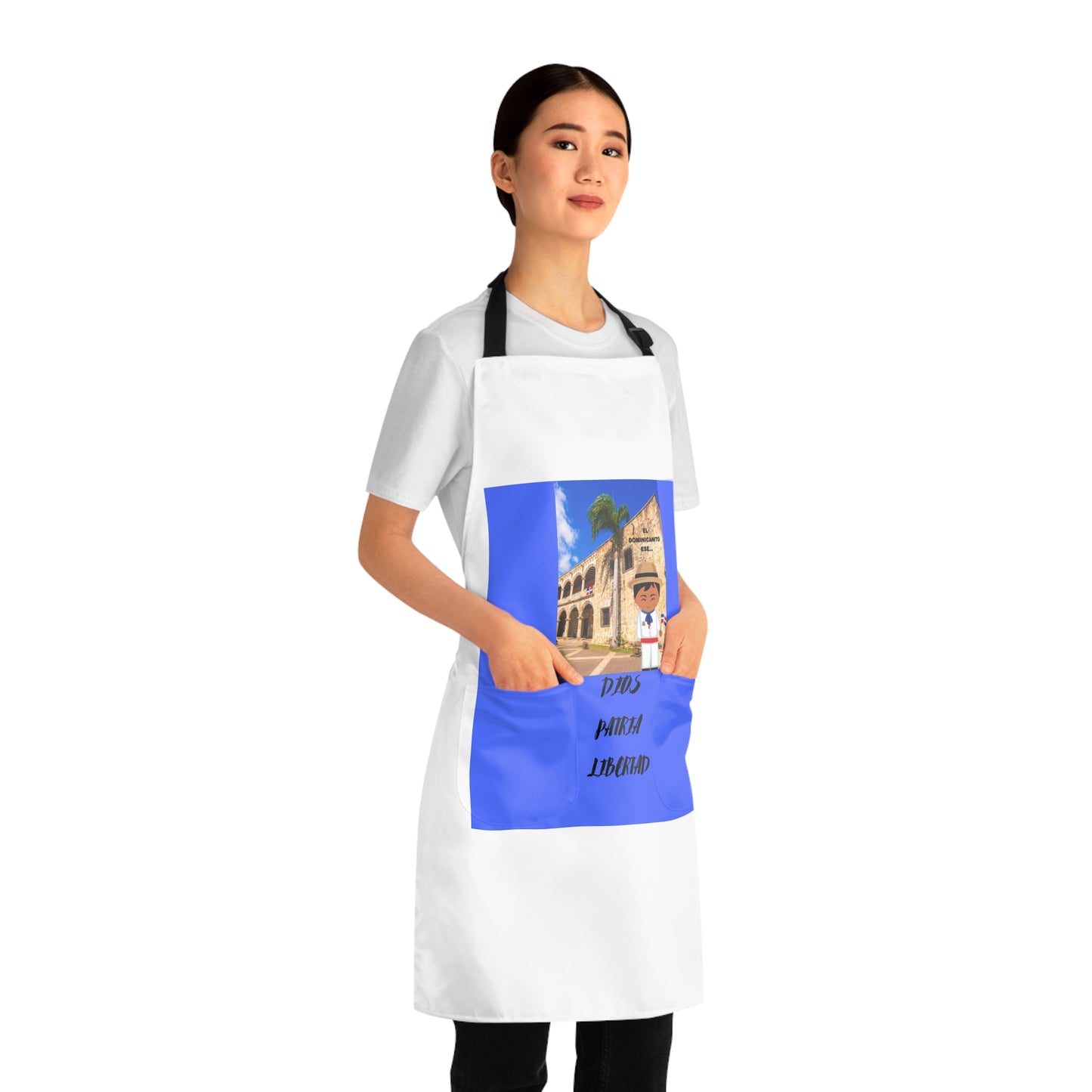 DIOS PATRIA LIBERTAD EL DOMINICANITO ESE Apron (AOP)