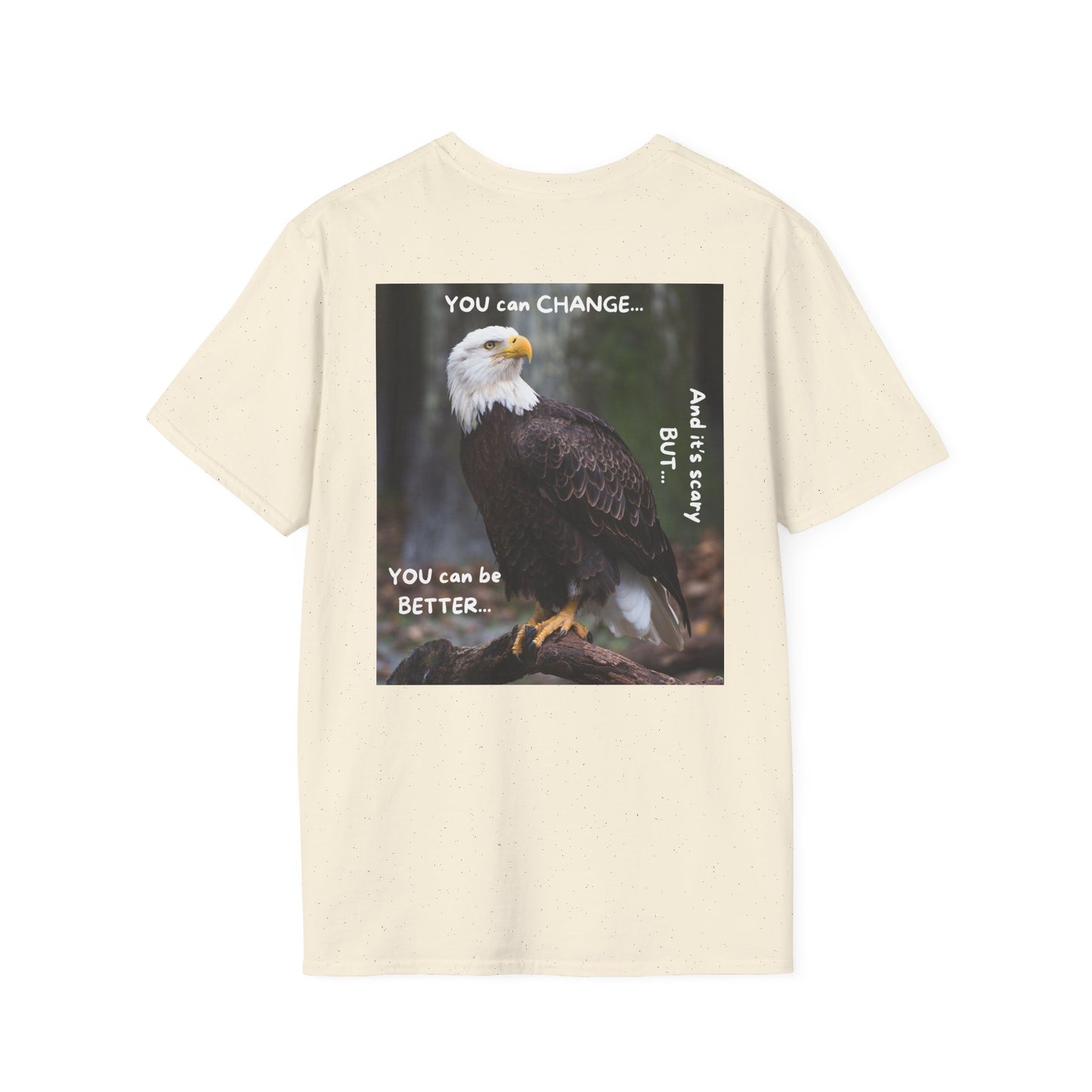 YOU CAN CHANGE/BE BETTER Motivational Eagle T-Shirt | Inspirational Gift for Nature Lovers, Positive Quote Tee, Unisex Softstyle Shirt, Eagle Graphic Tee, [...]