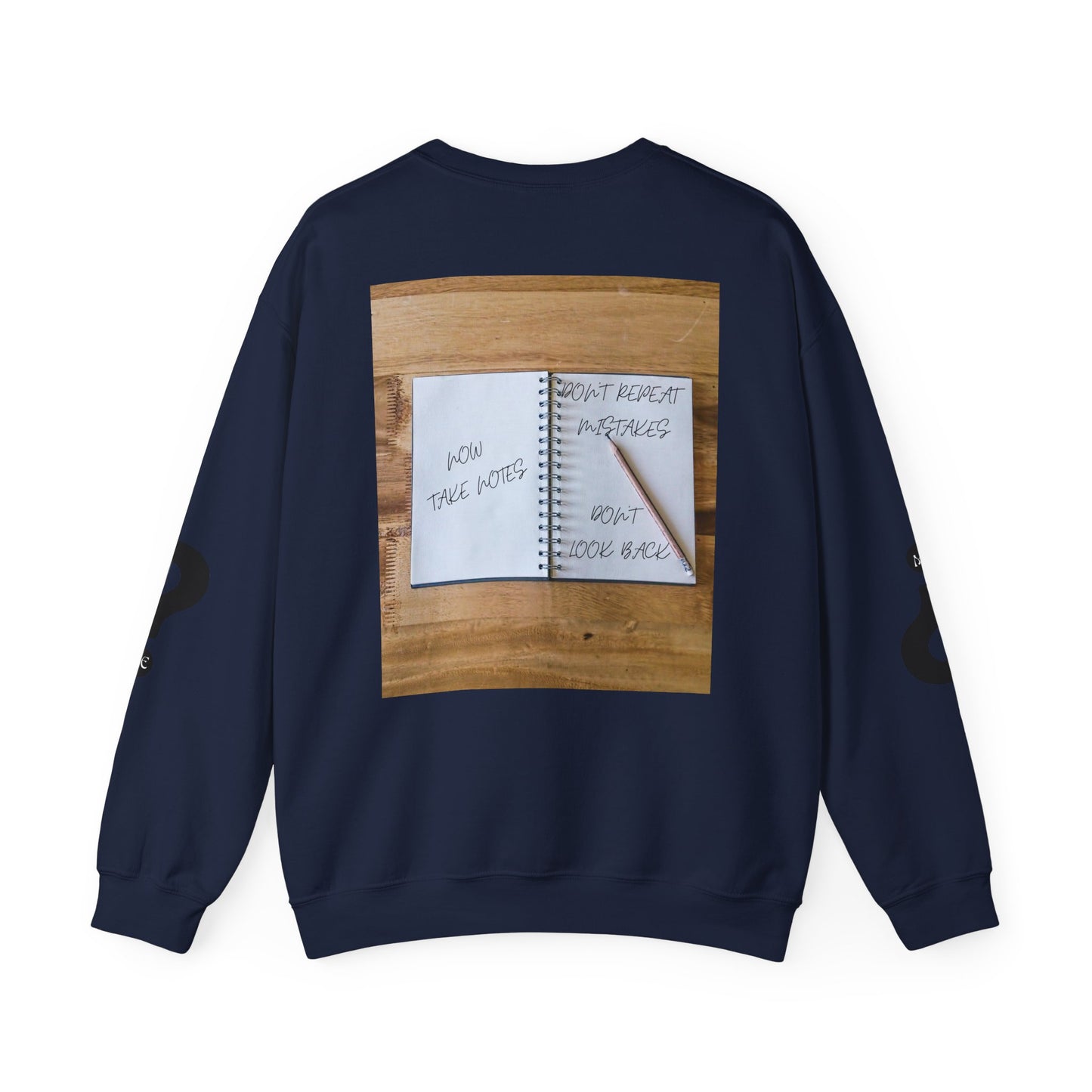 TURN THE PAGE Inspirational Sweatshirt for Note-Takers, Cozy Crewneck, Motivational Gift, Book Lovers, Back-to-School Apparel