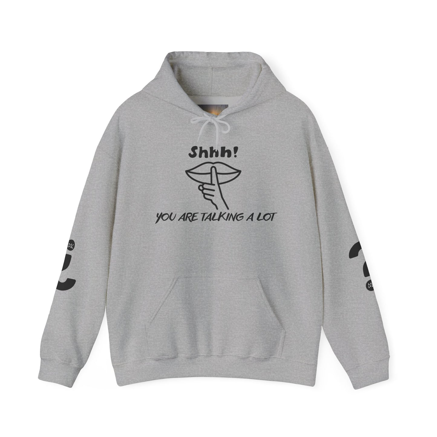Shhh! Funny Unisex Hooded Sweatshirt, Cozy Hoodie for Introverts, Ideal Gift for Friends and Family, Perfect for Casual Wear, [...]