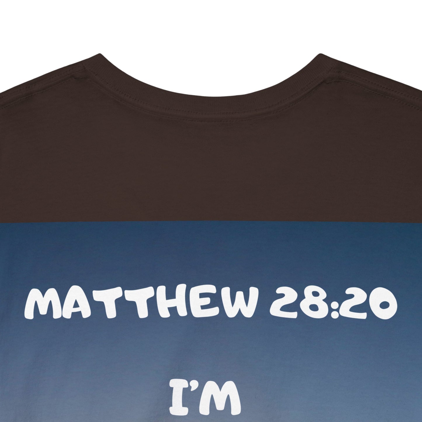 Faith Travel T‑Shirt — “Jeremiah 29:11 / Matthew 28:20” Inspirational Plane Tee