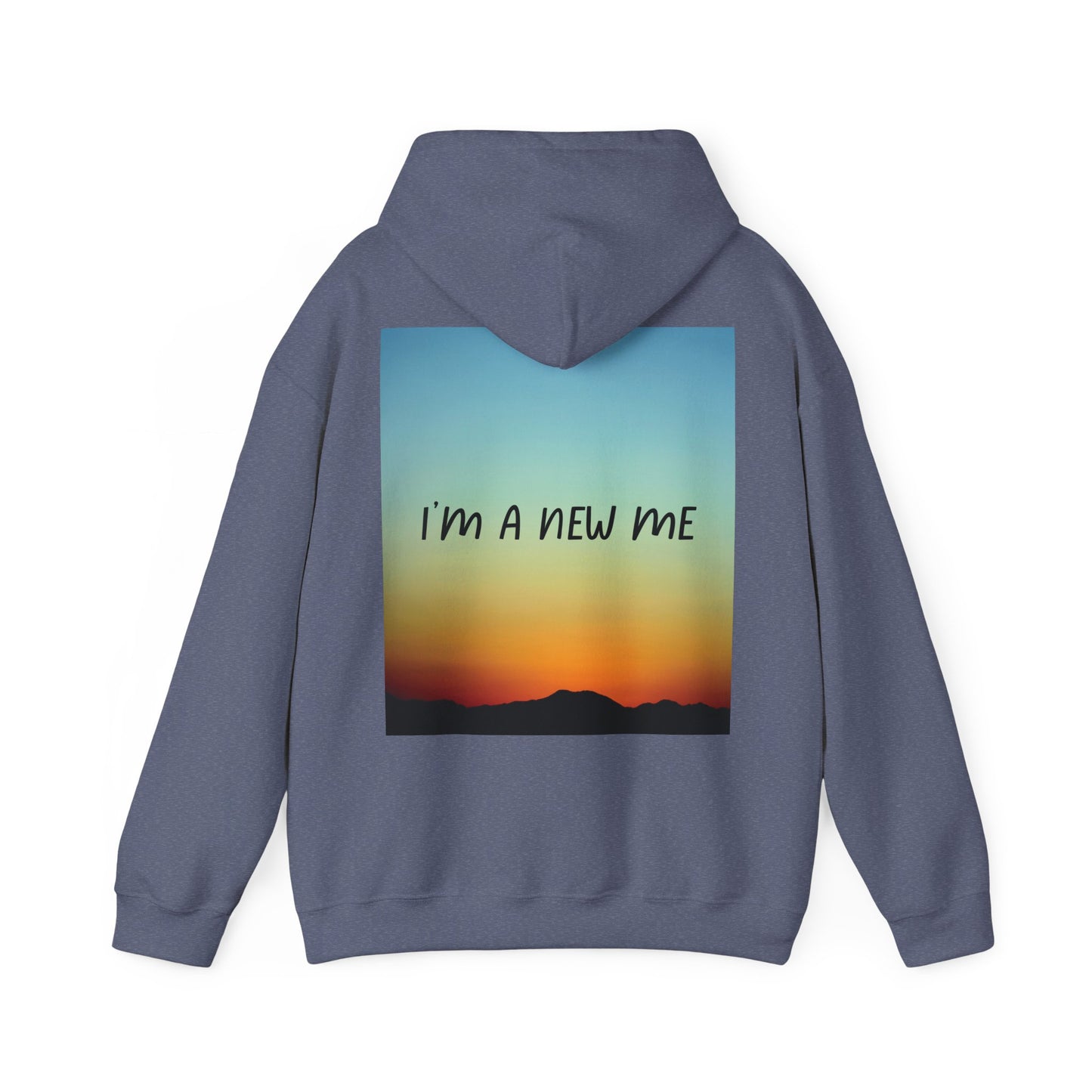NEW DAY NEW BEGINNING A NEW ME Unisex Heavy Blend™ Hooded Sweatshirt