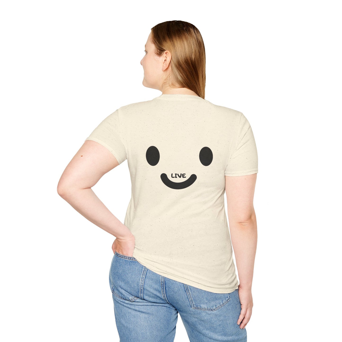 Live Smiley T-Shirt — 'Are You Still Alive?' Sunburst Positive Tee